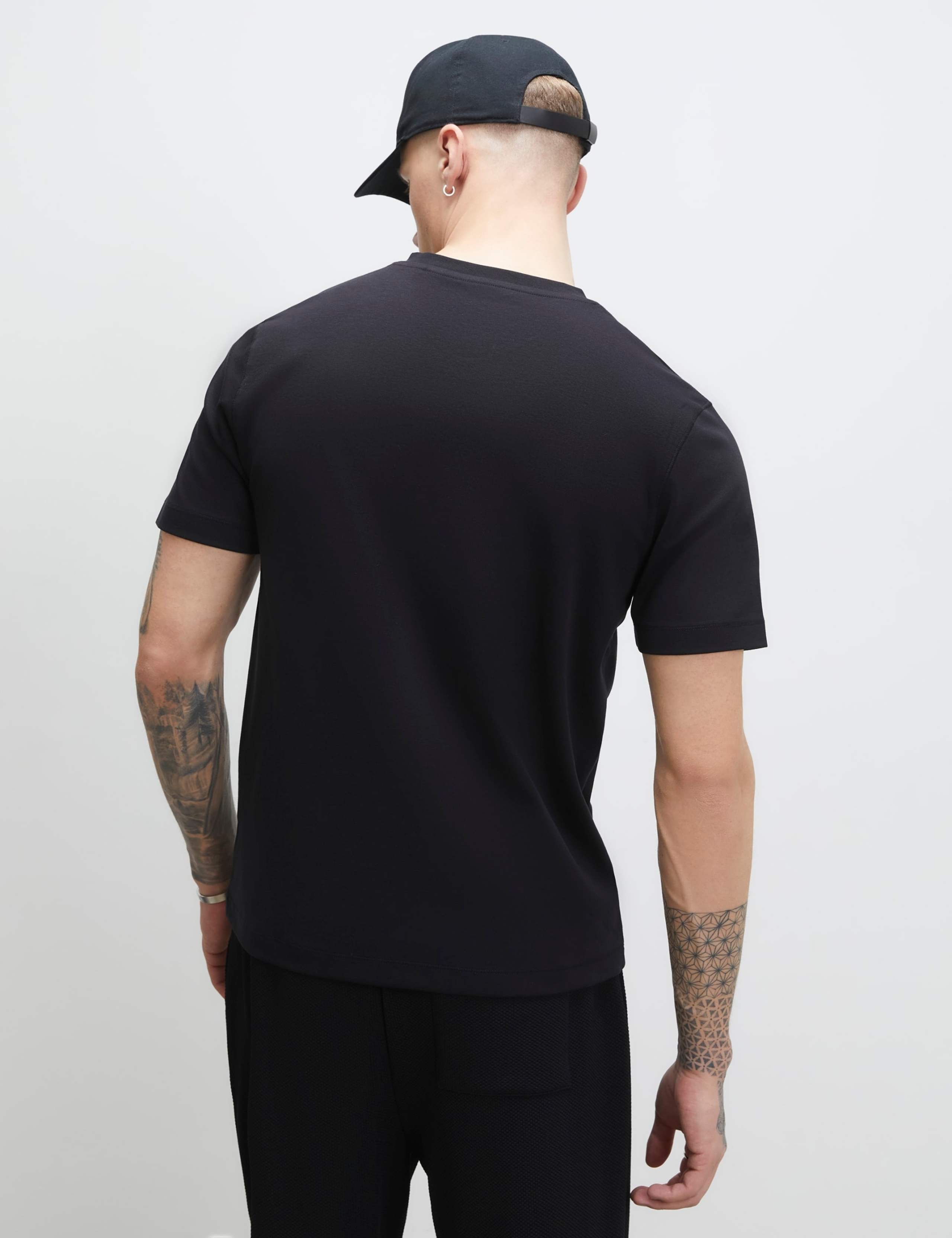 Slim Fit Pure Cotton V Neck Short Sleeve T-Shirt 4 of 6