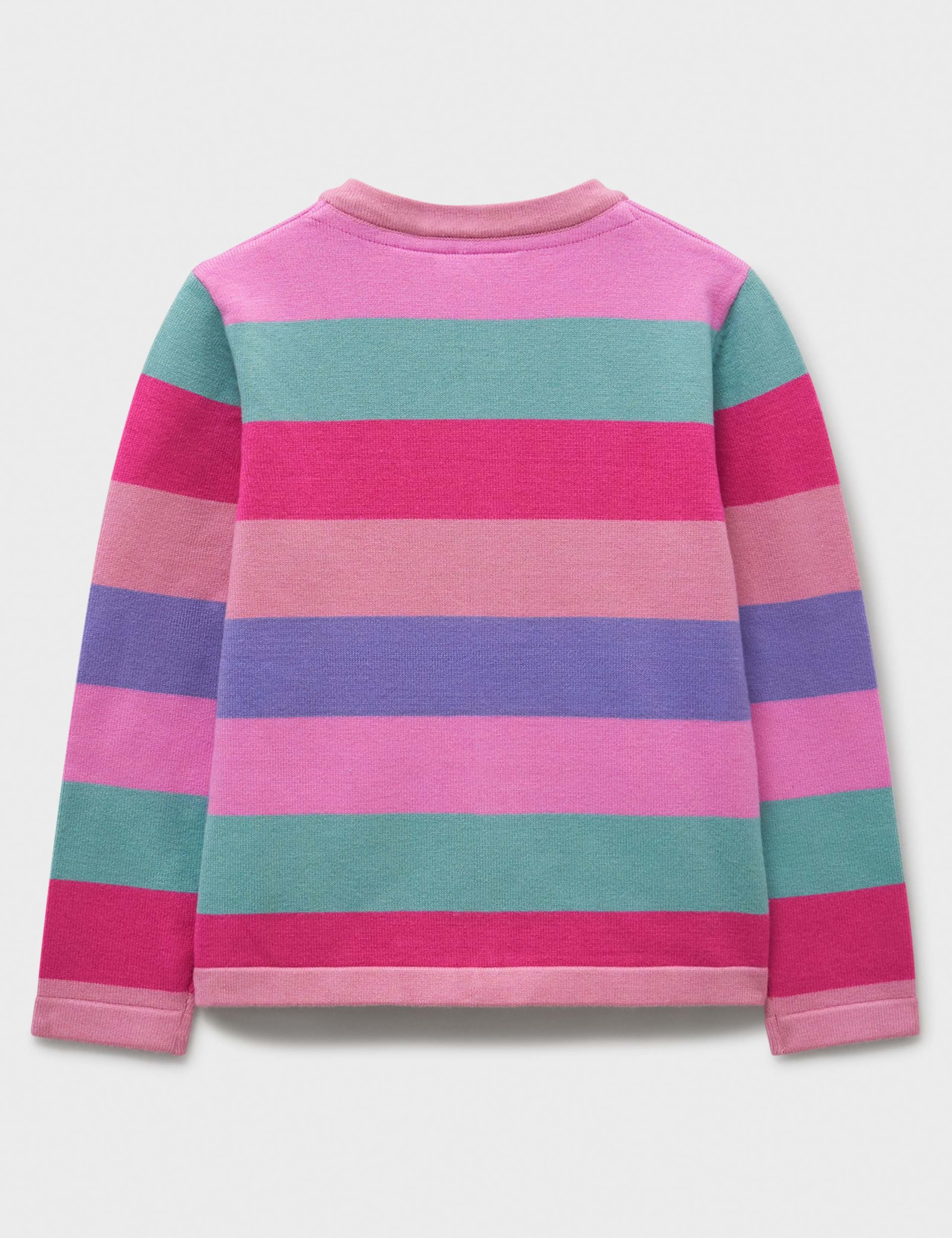 Striped Crew Neck Cardigan (3-12 Yrs) 3 of 3