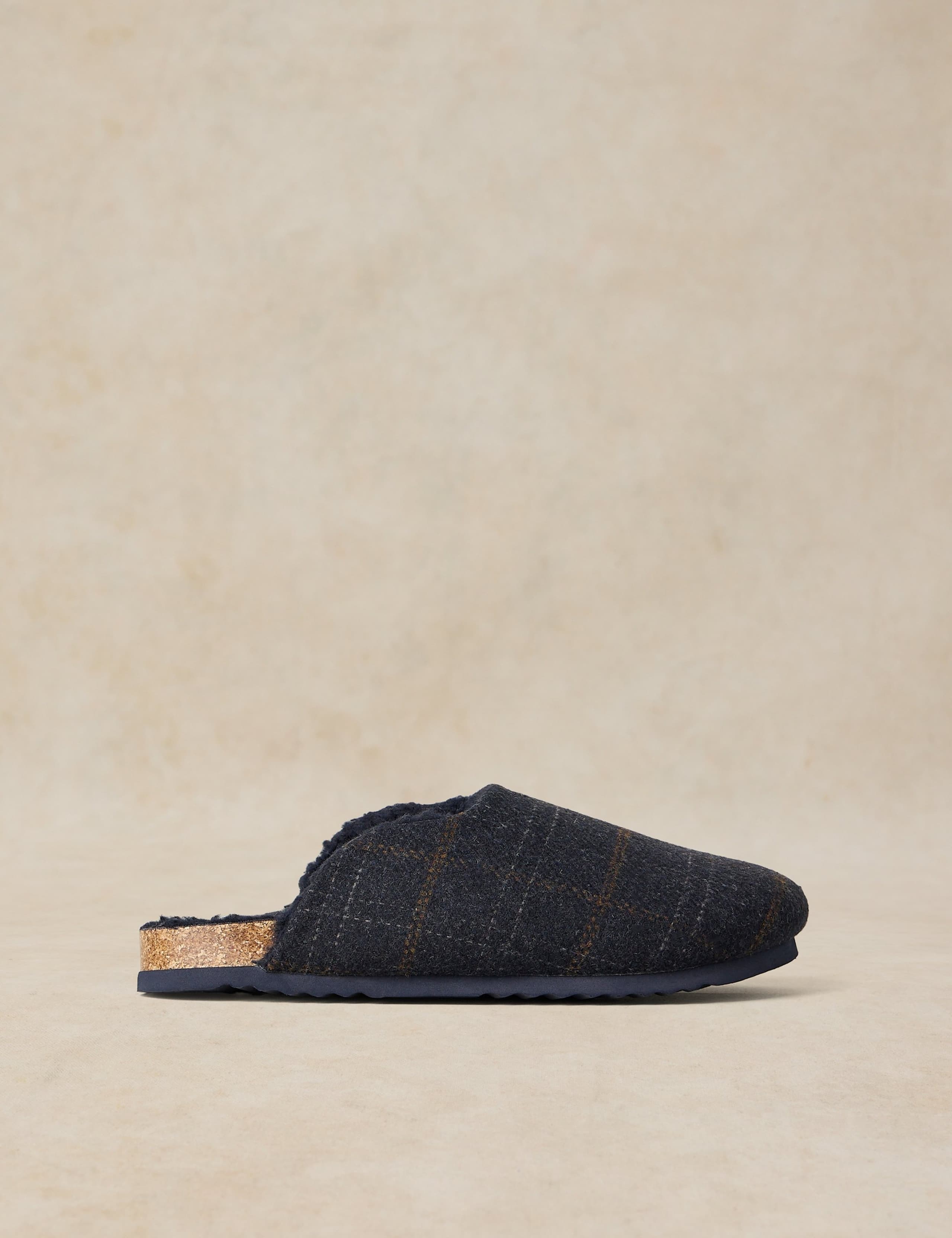 Checked Mule Slippers 1 of 4