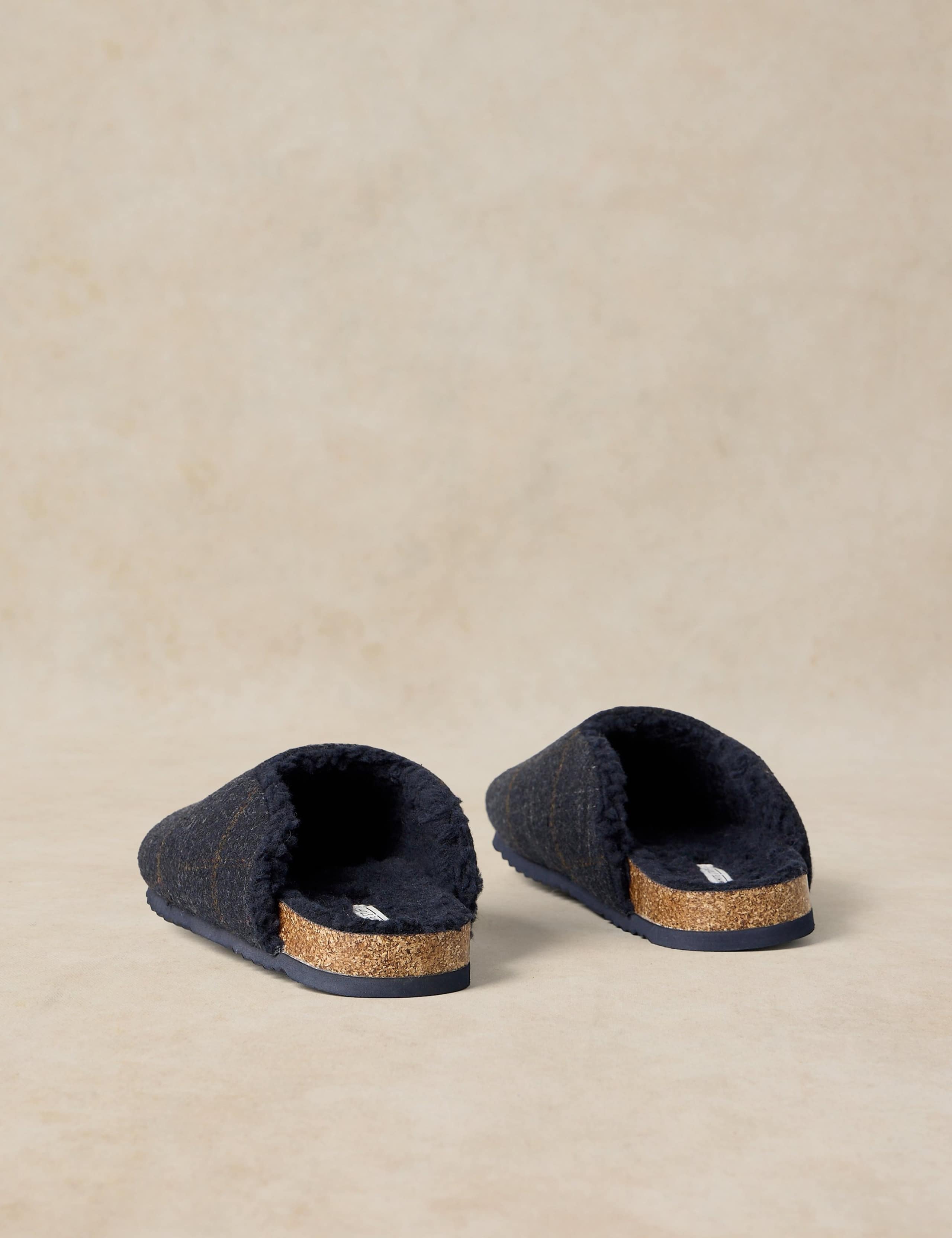 Checked Mule Slippers 3 of 4