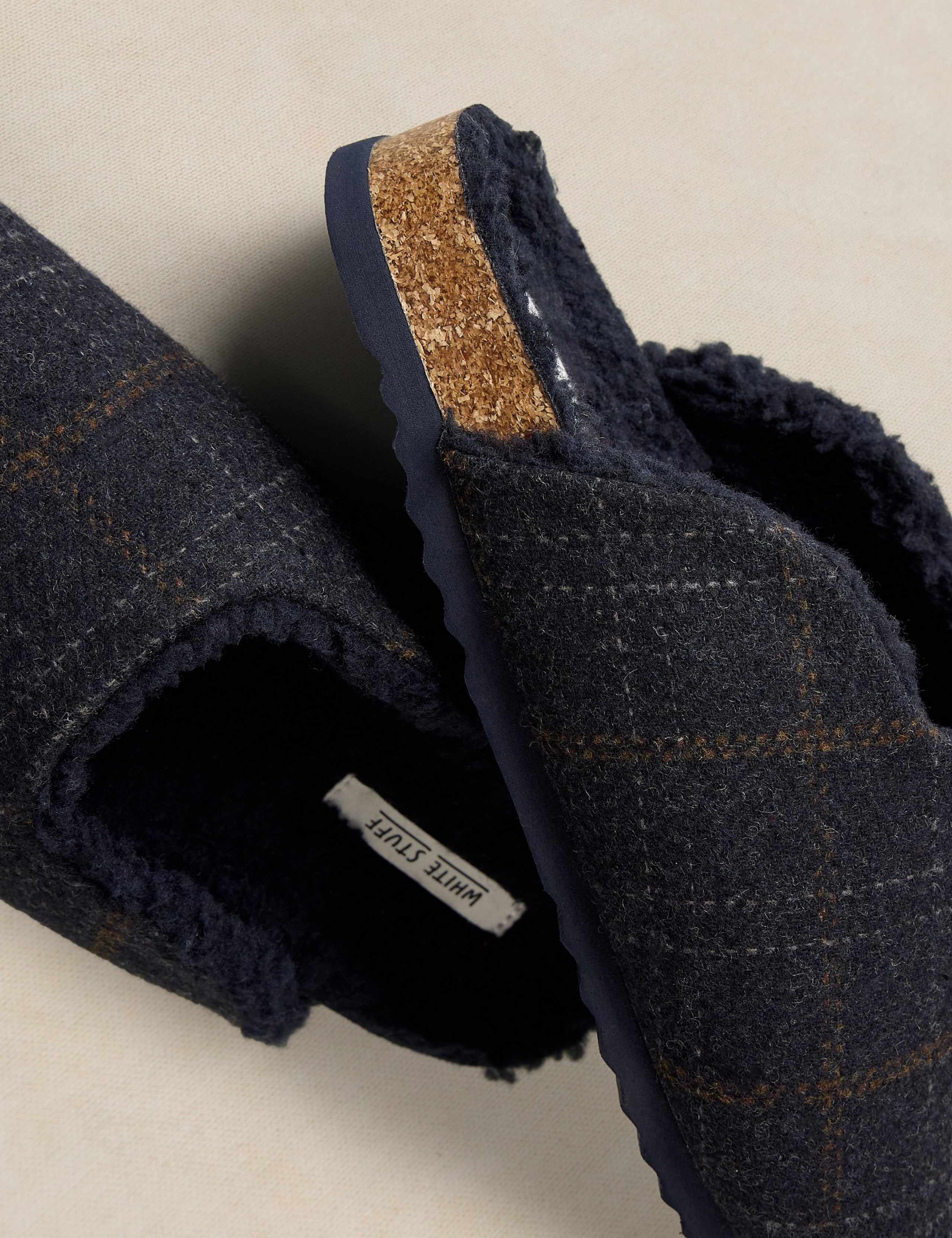 Checked Mule Slippers 4 of 4