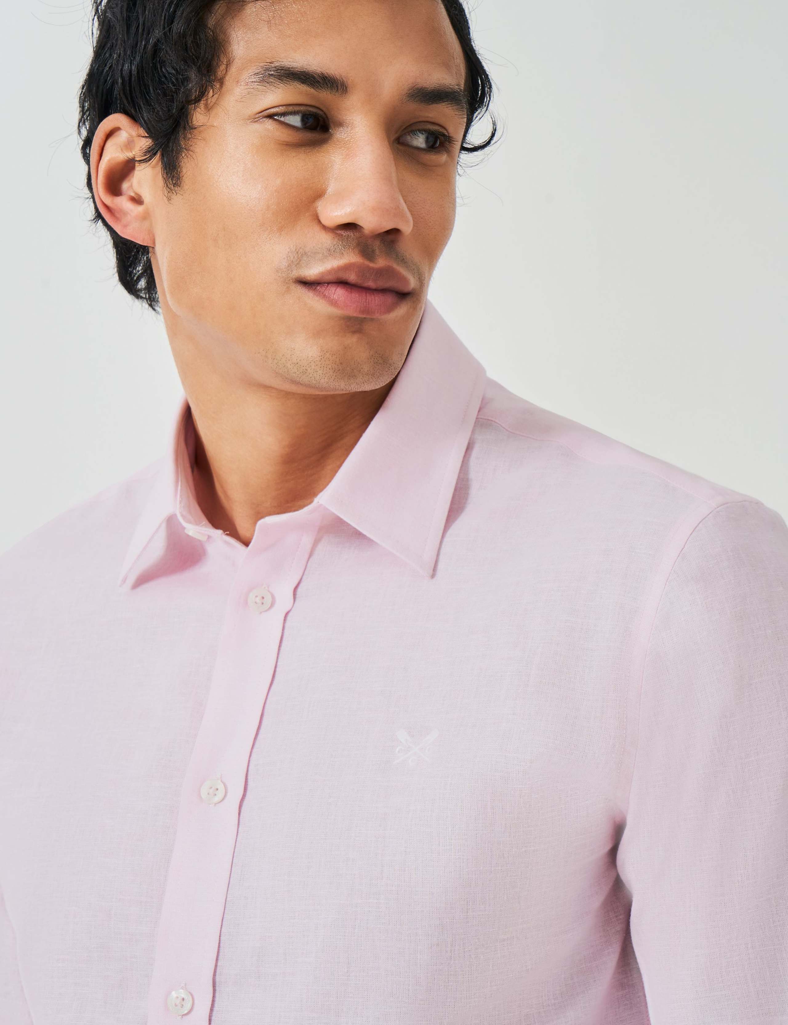 Cotton Linen Blend Short Sleeve Shirt 5 of 5