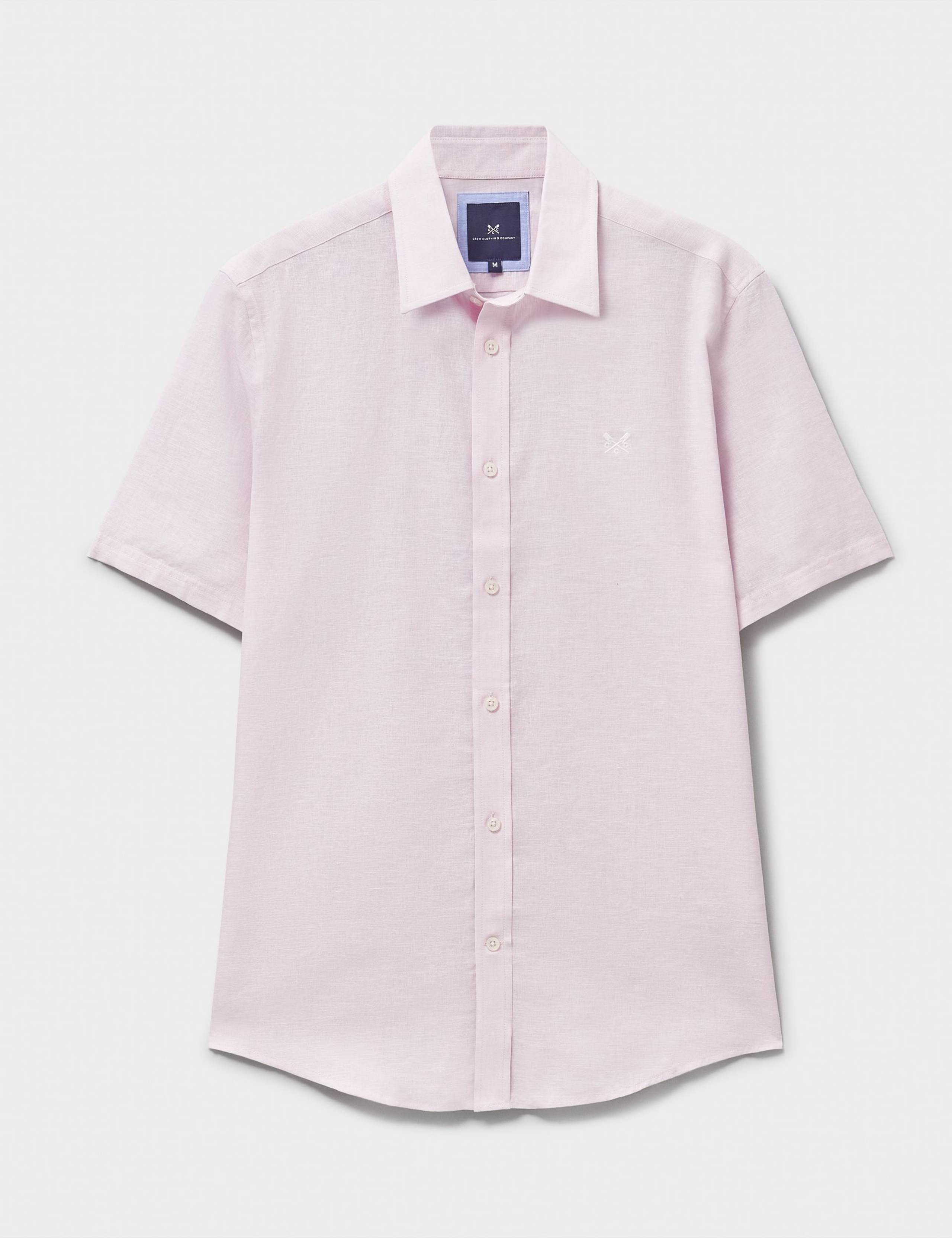 Cotton Linen Blend Short Sleeve Shirt 2 of 5