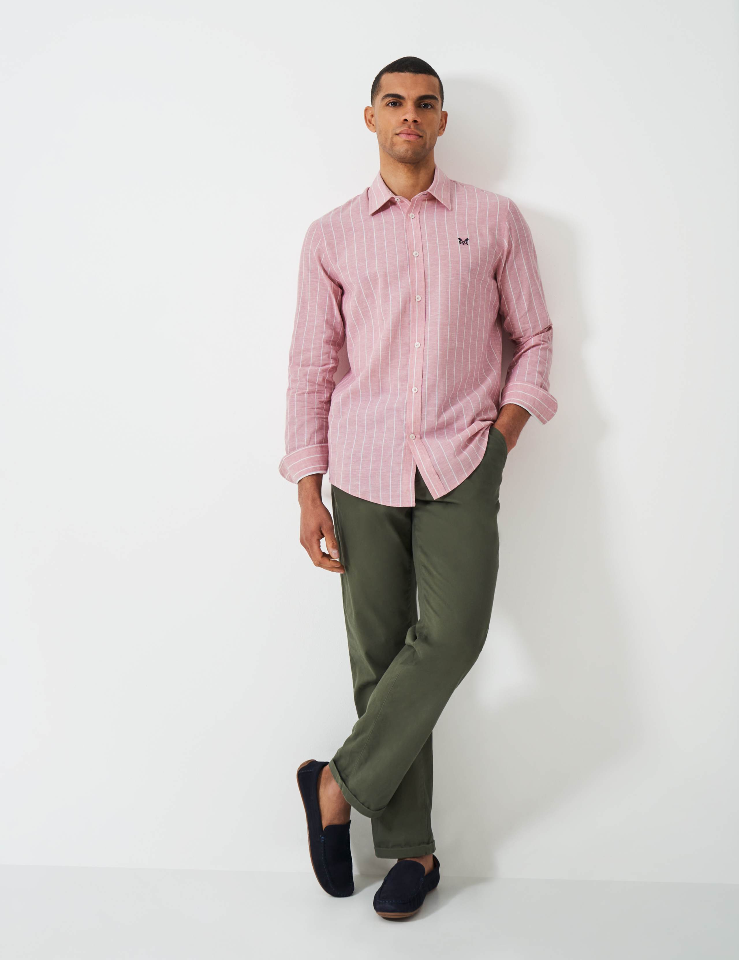 Linen Rich Striped Shirt 3 of 5