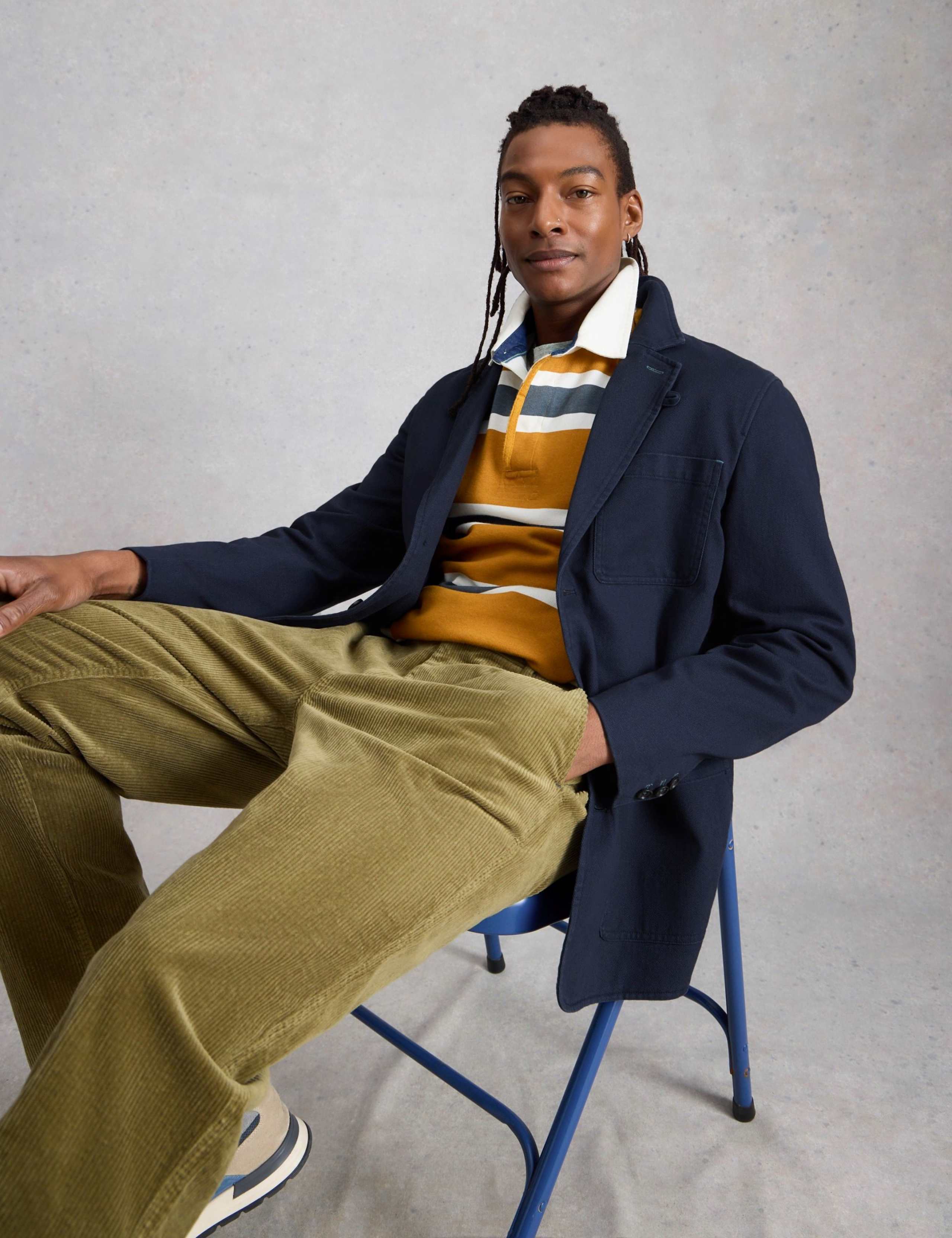 Regular Fit Pure Cotton Twill Blazer 5 of 6