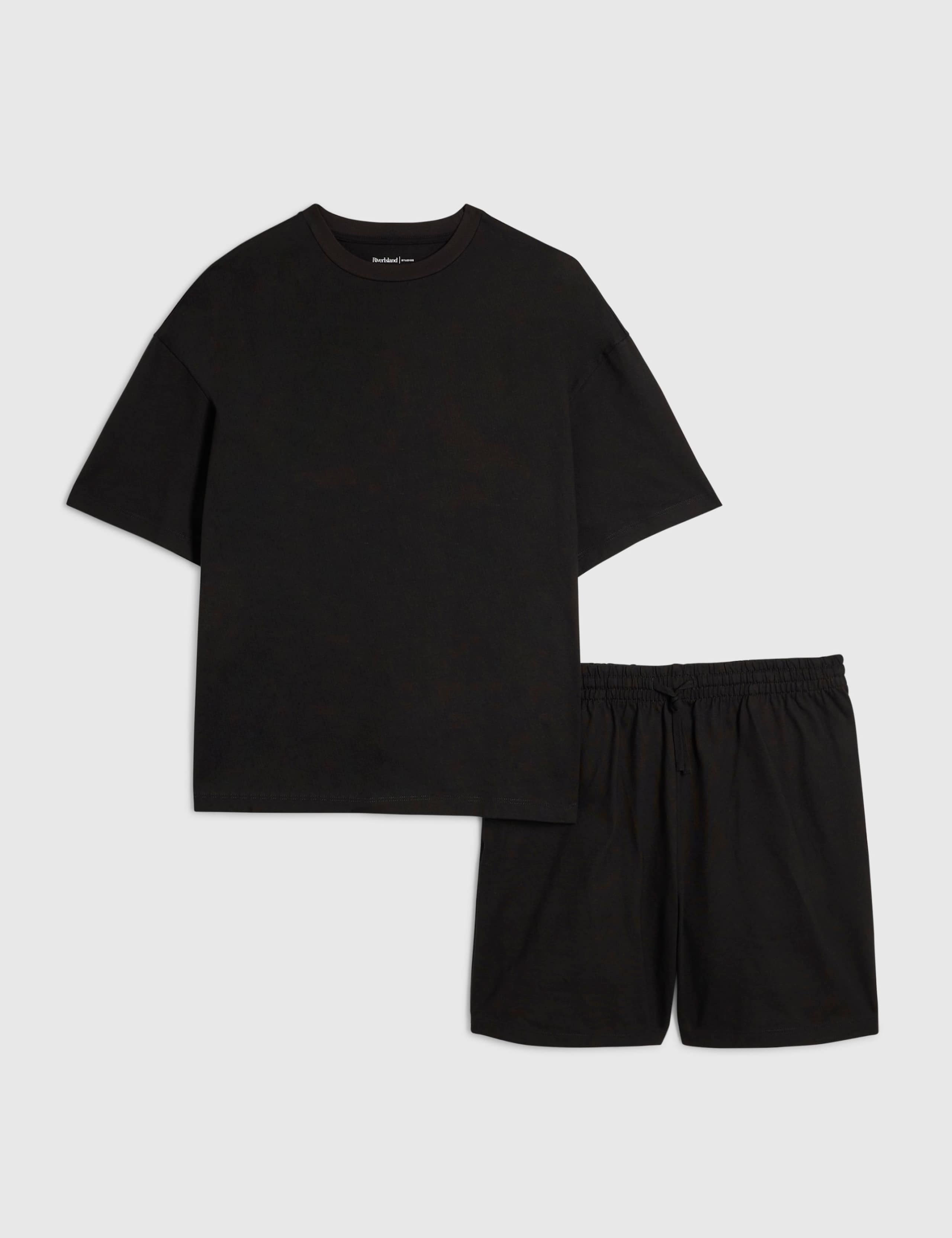 2pk Pure Cotton T-Shirt and Short Set 6 of 6