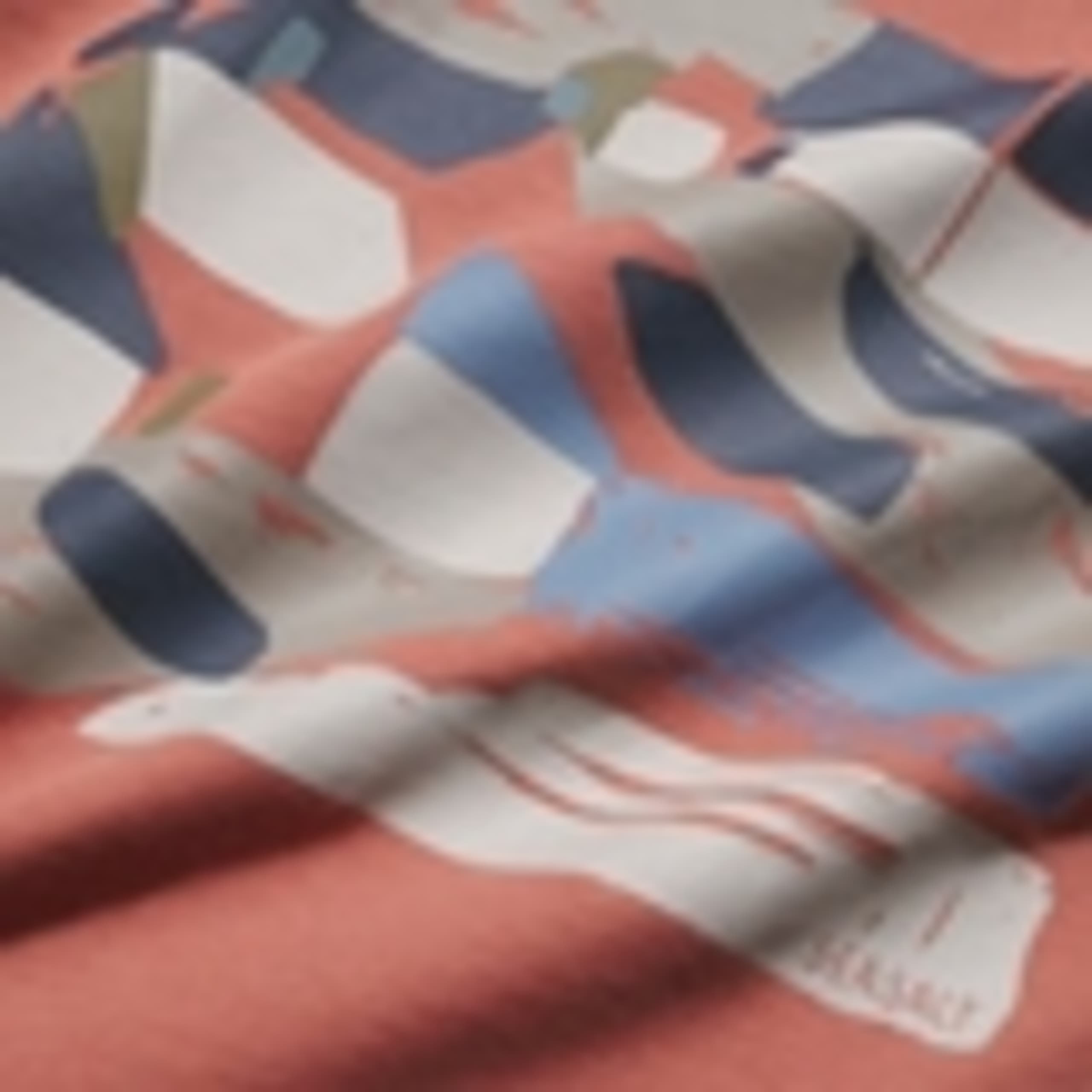 Pure Cotton Abstract Graphic T-Shirt 5 of 5