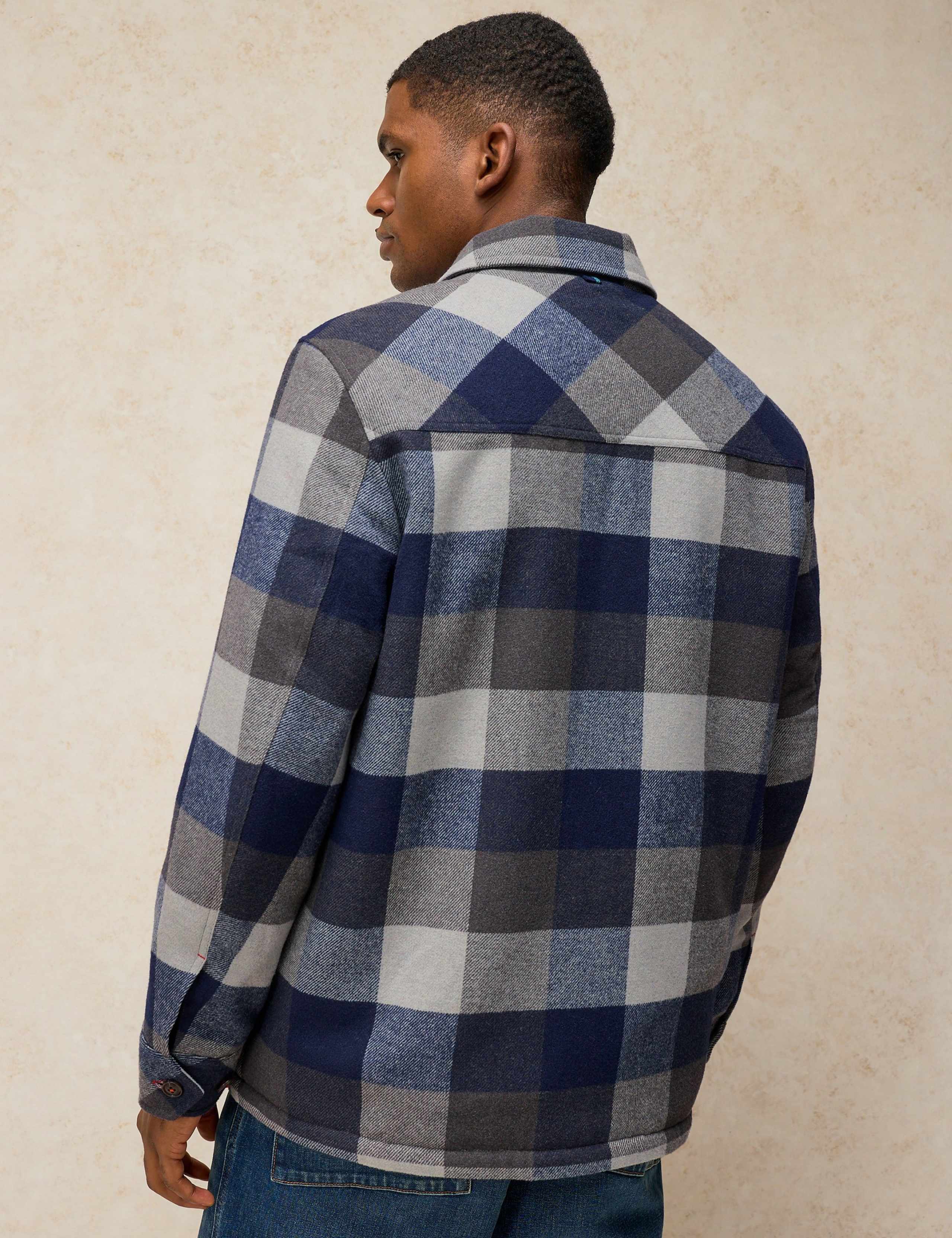 Hetton Check Borg Lined Overshirt 3 of 6