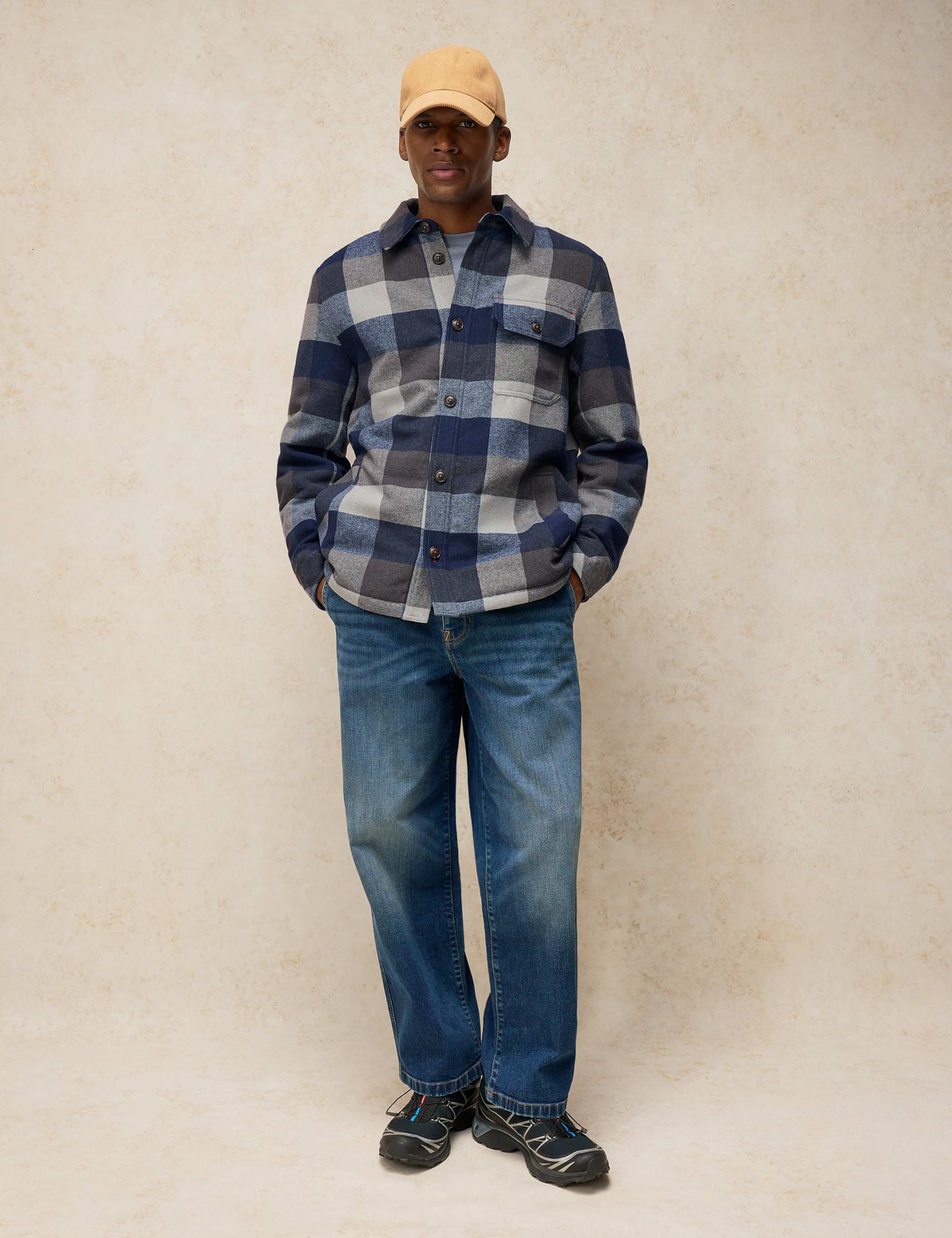 Hetton Check Borg Lined Overshirt 4 of 6