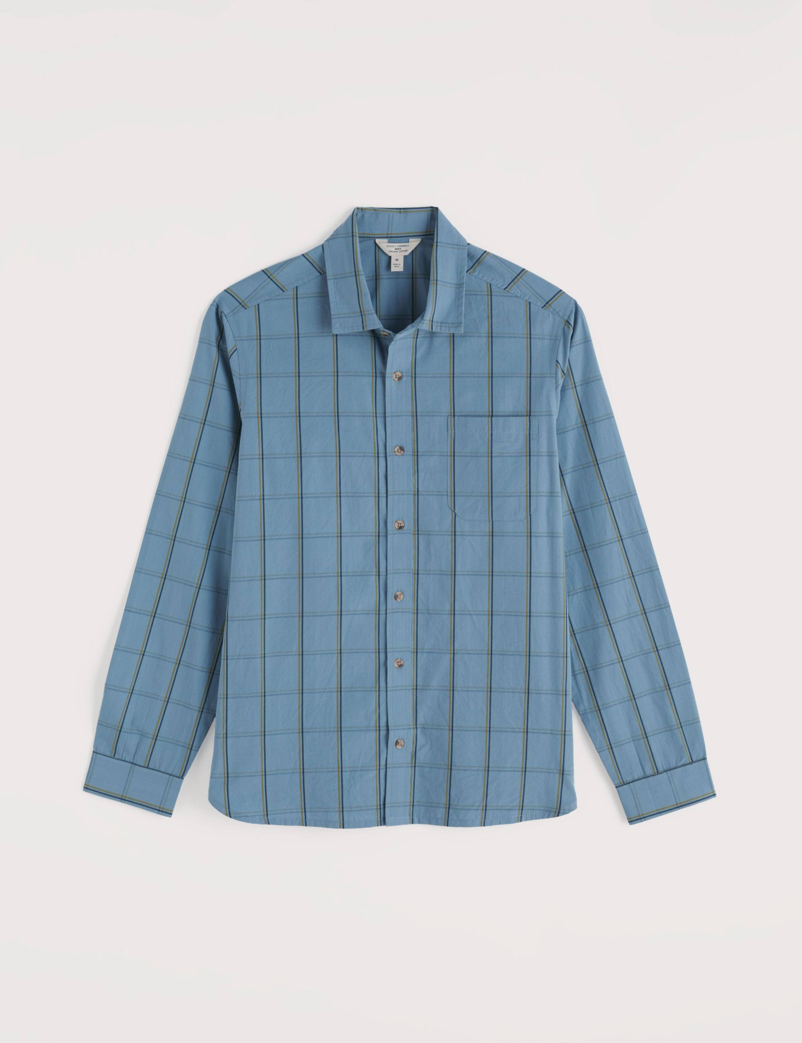 Pure Cotton Checked Overshirt 2 of 5
