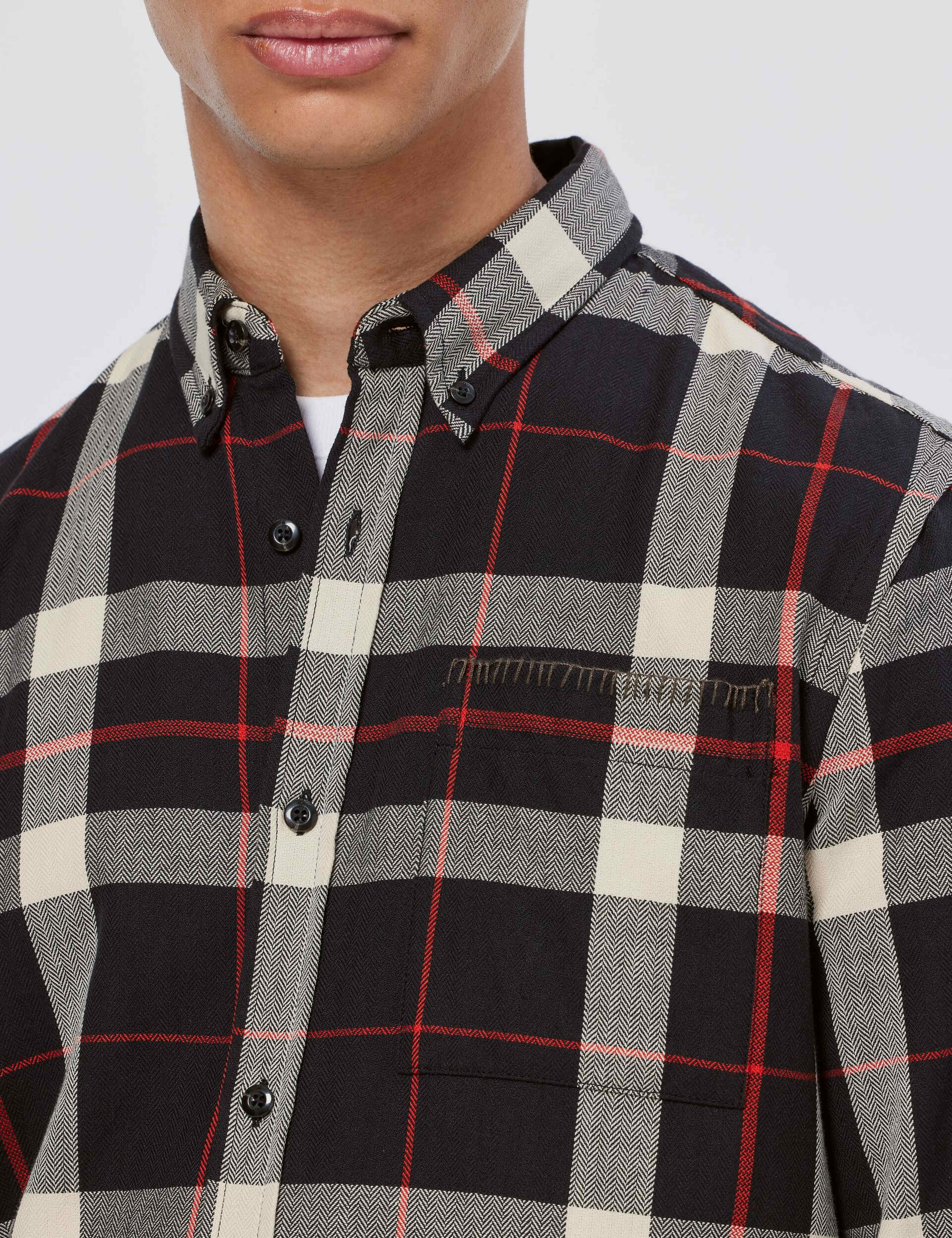 Pure Cotton Checked Overshirt 3 of 5