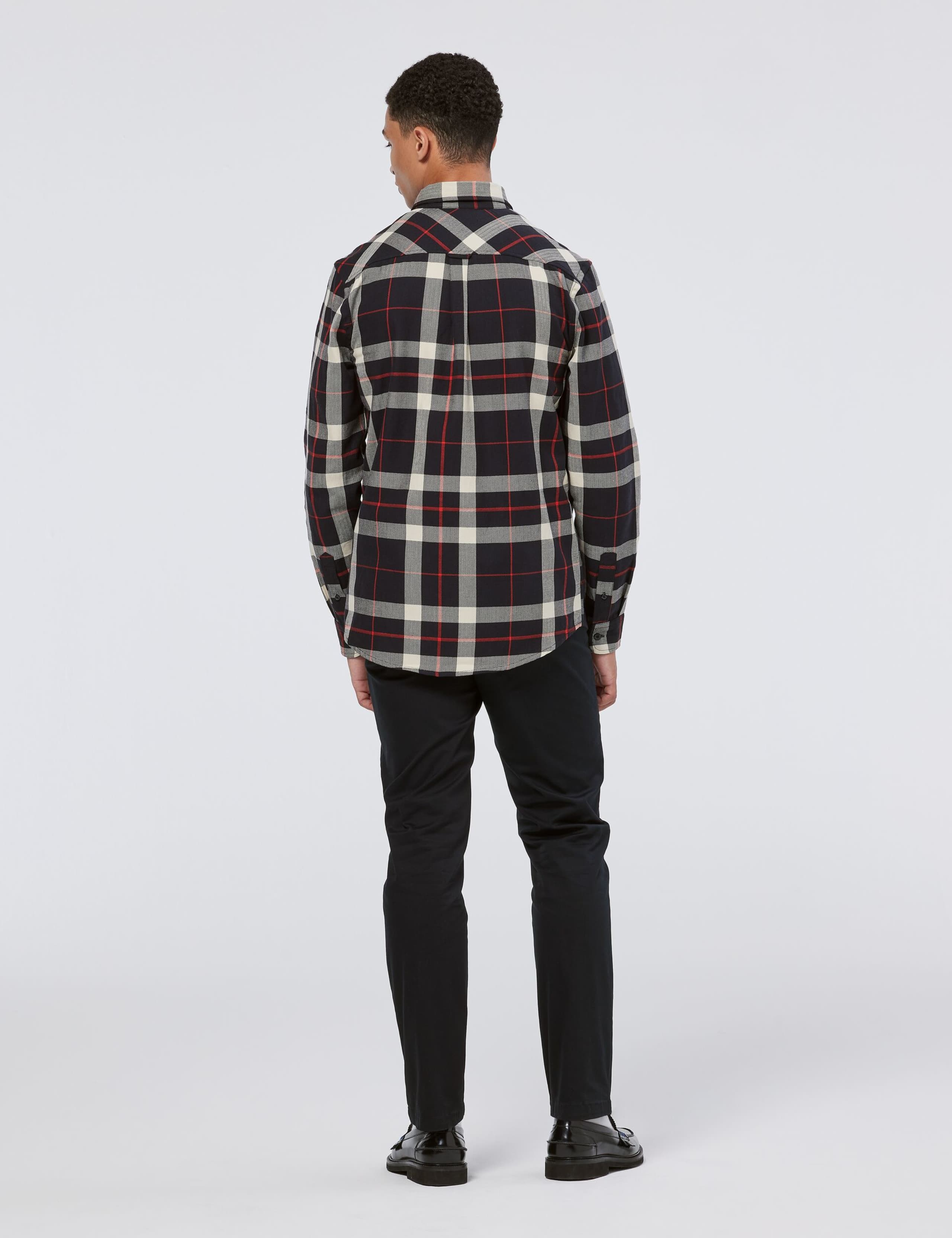 Pure Cotton Checked Overshirt 4 of 5