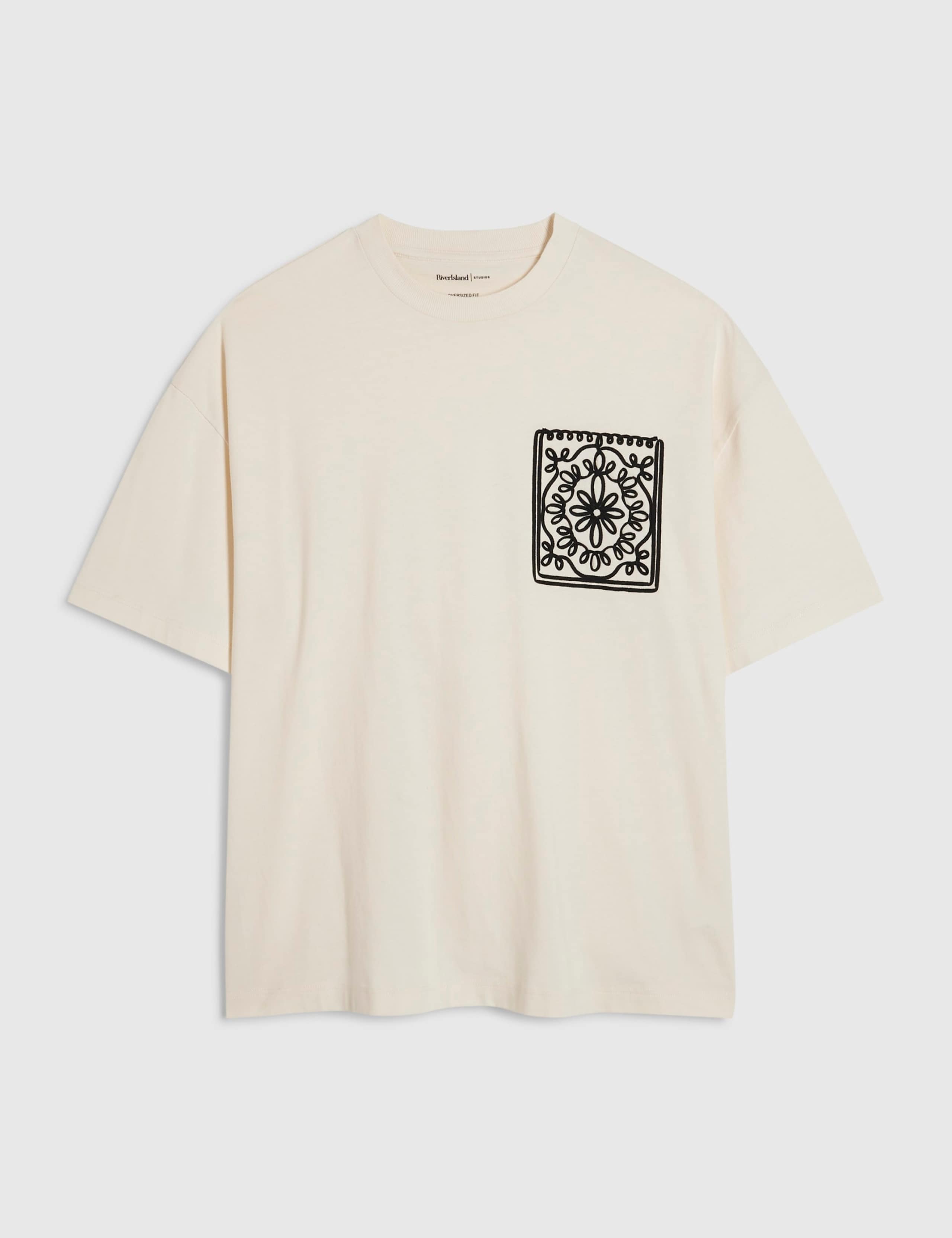 Cotton Floral Pocket T-Shirt 6 of 6