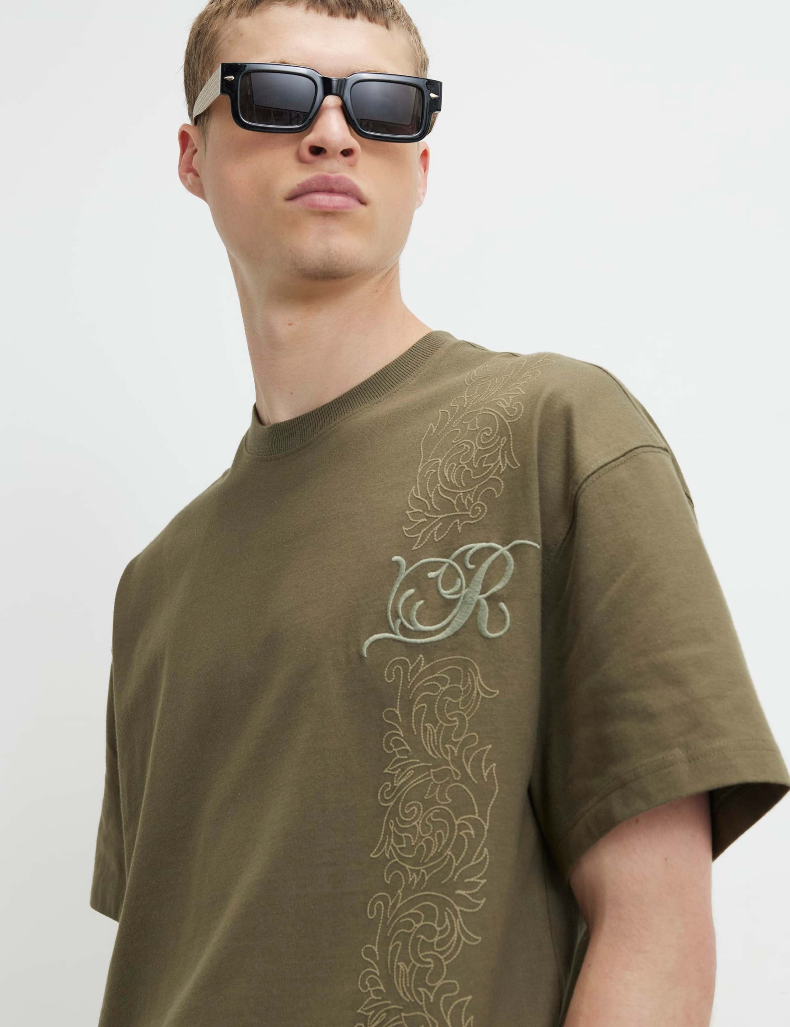 Cotton Floral Border T-Shirt 3 of 6