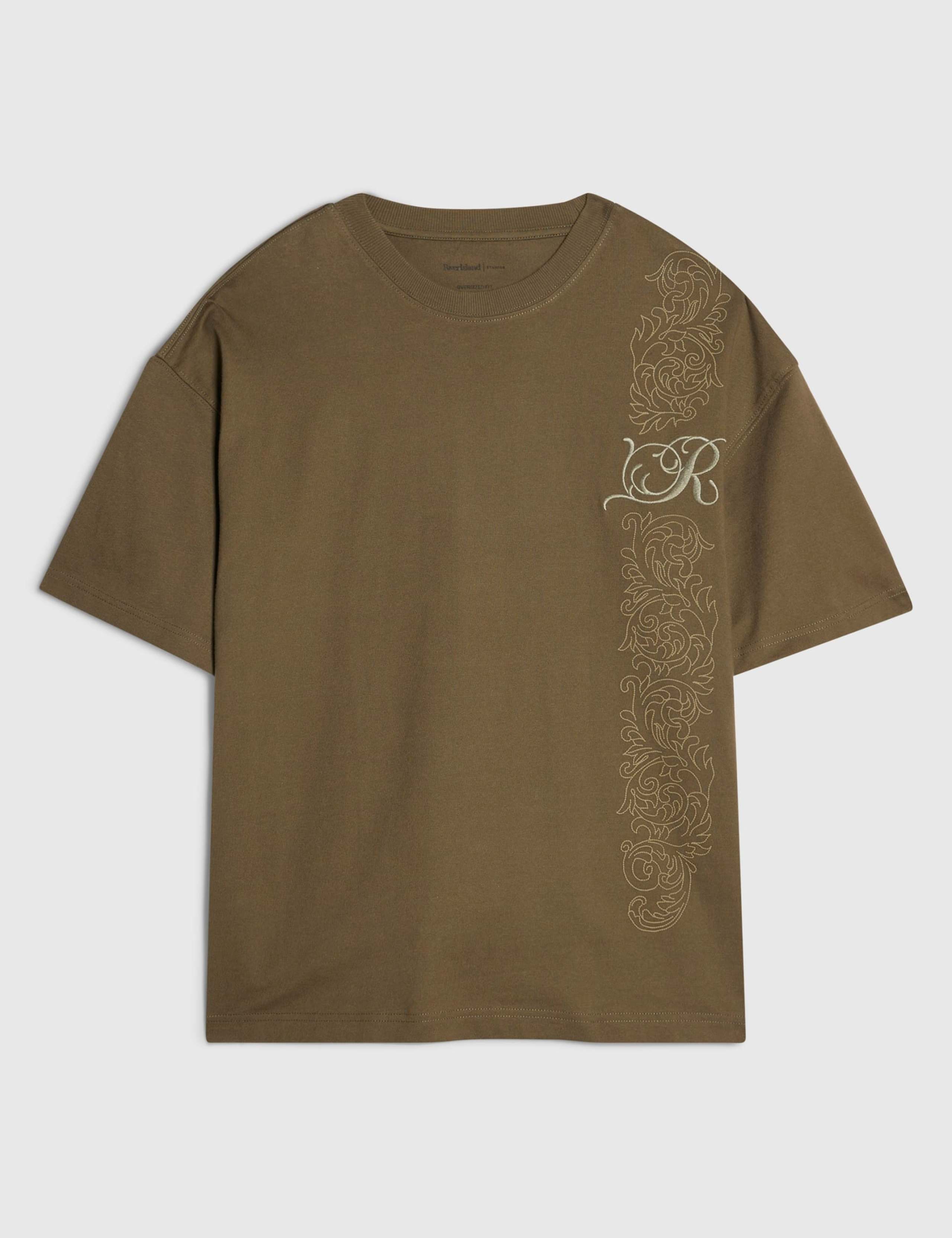 Cotton Floral Border T-Shirt 6 of 6