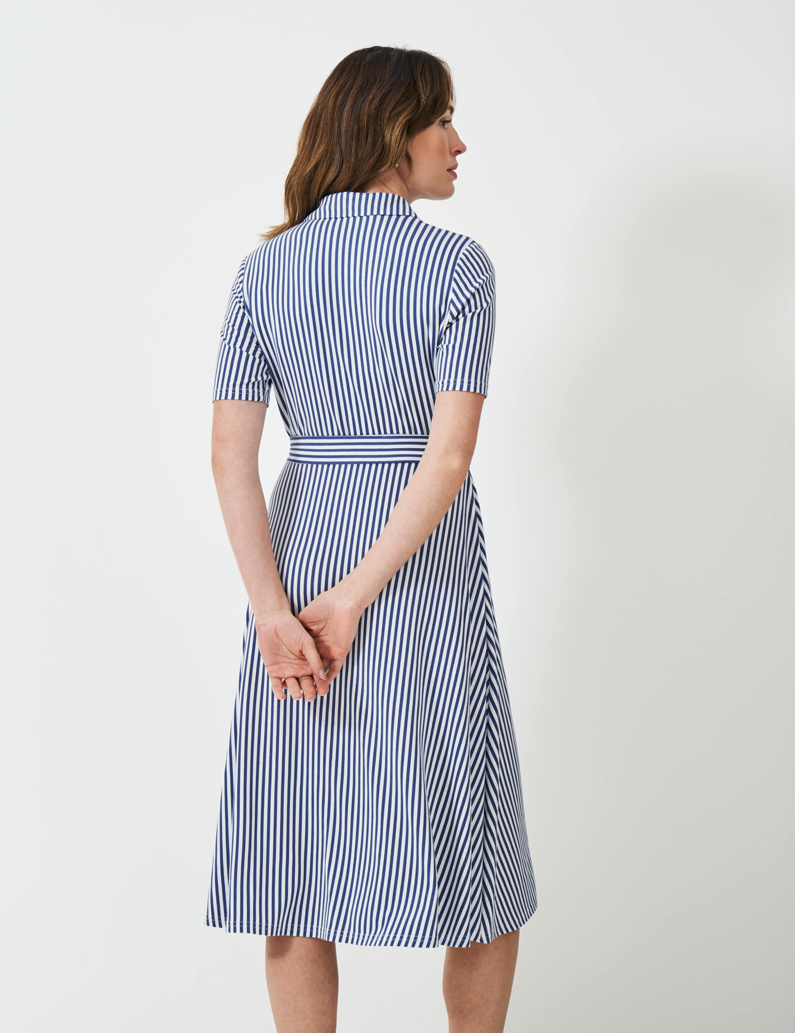 Jersey Geometric Midaxi Shirt Dress 4 of 5