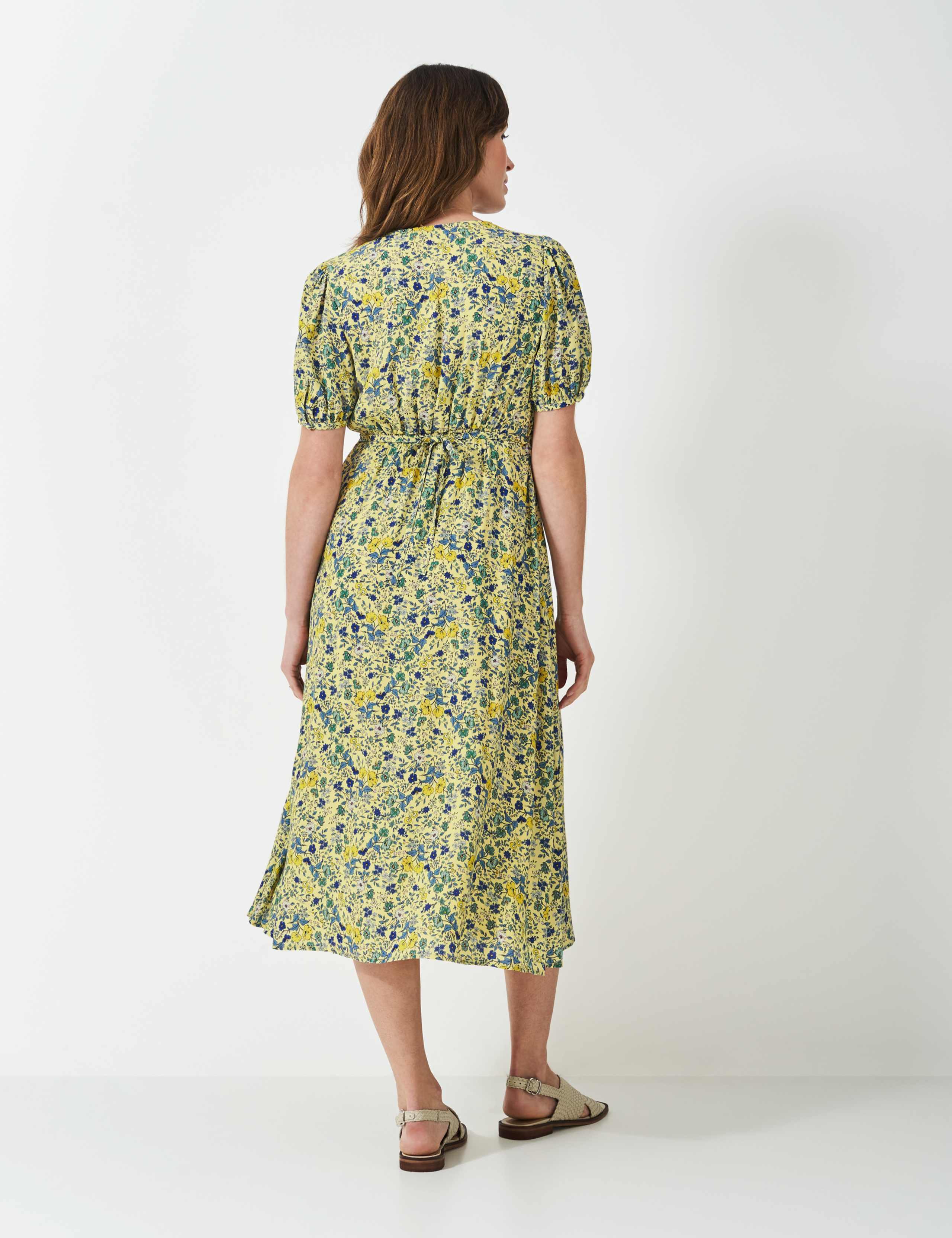 Floral V-Neck Maxi Tea Dress 4 of 5