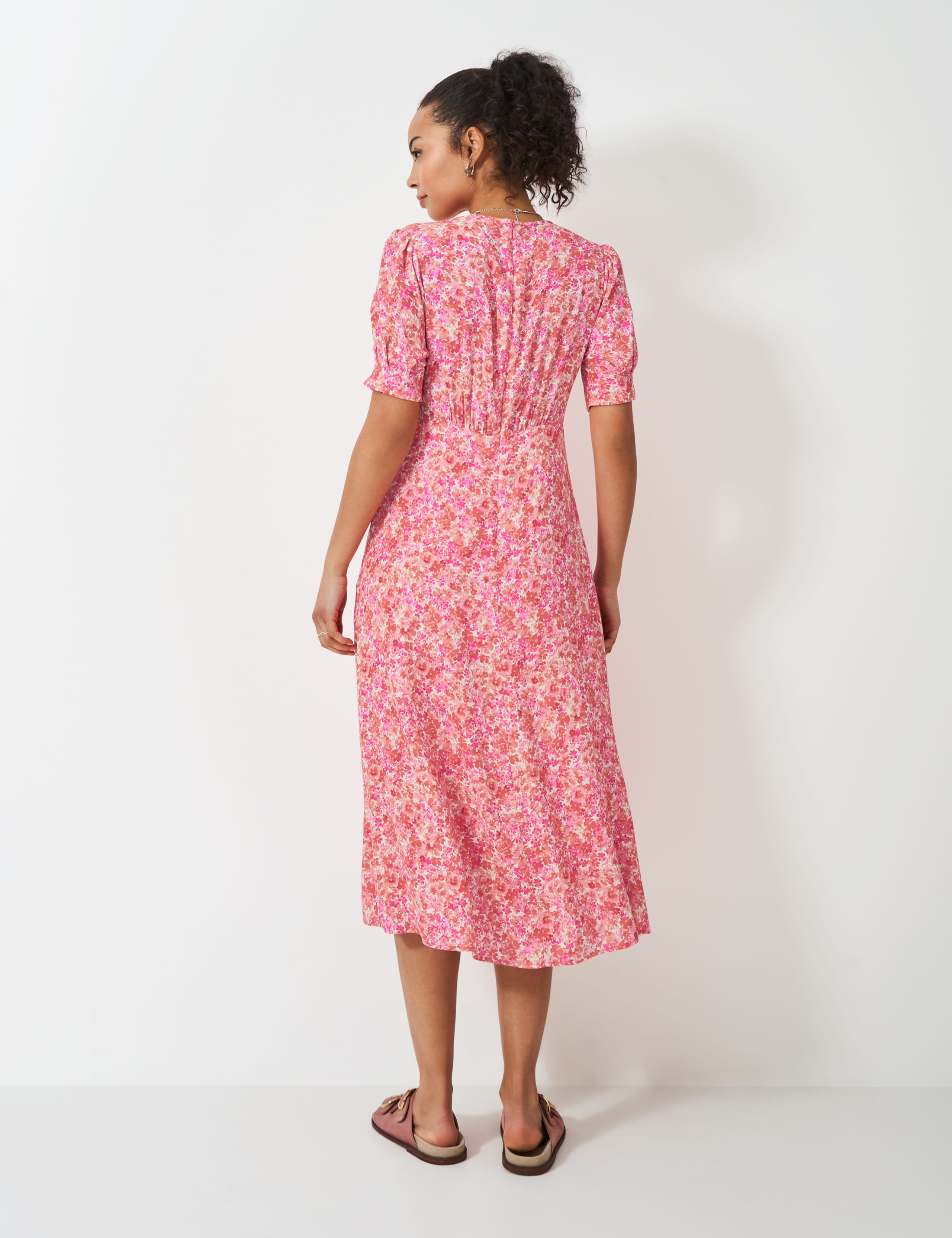 Floral Midi Tea Dress 4 of 5