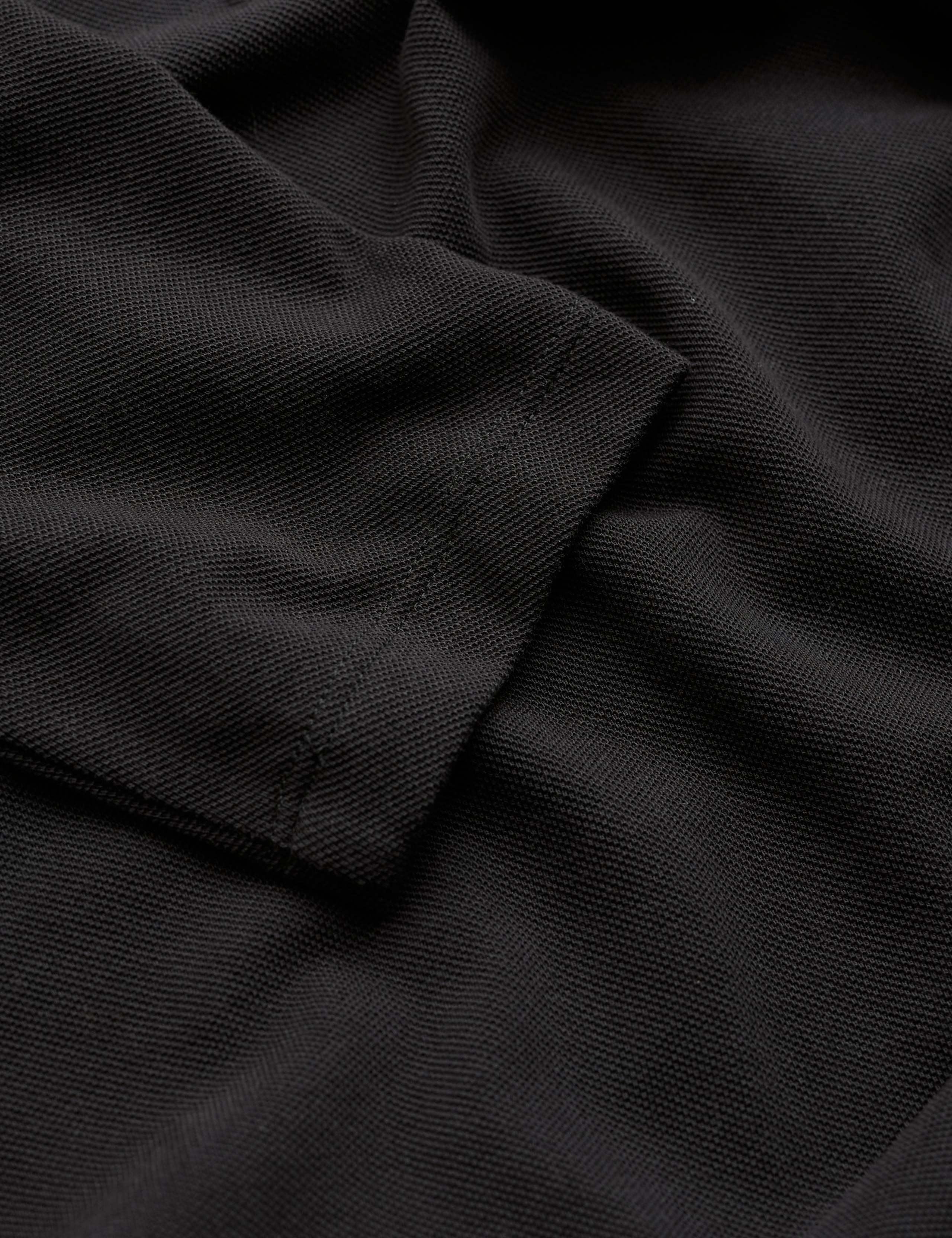 Pure Cotton Pique Long Sleeve Polo Shirt 5 of 5