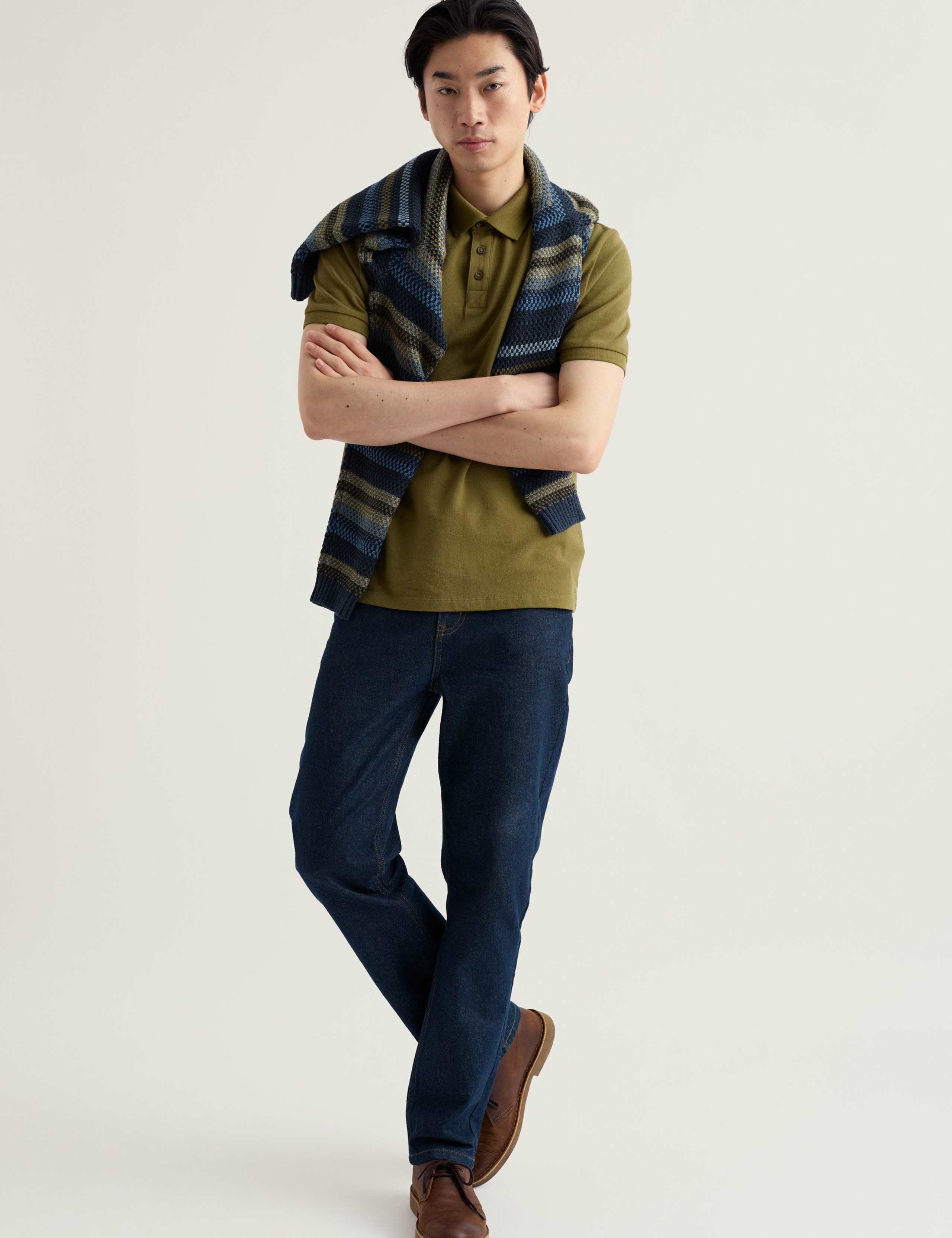 Pure Cotton Polo Shirt 1 of 5