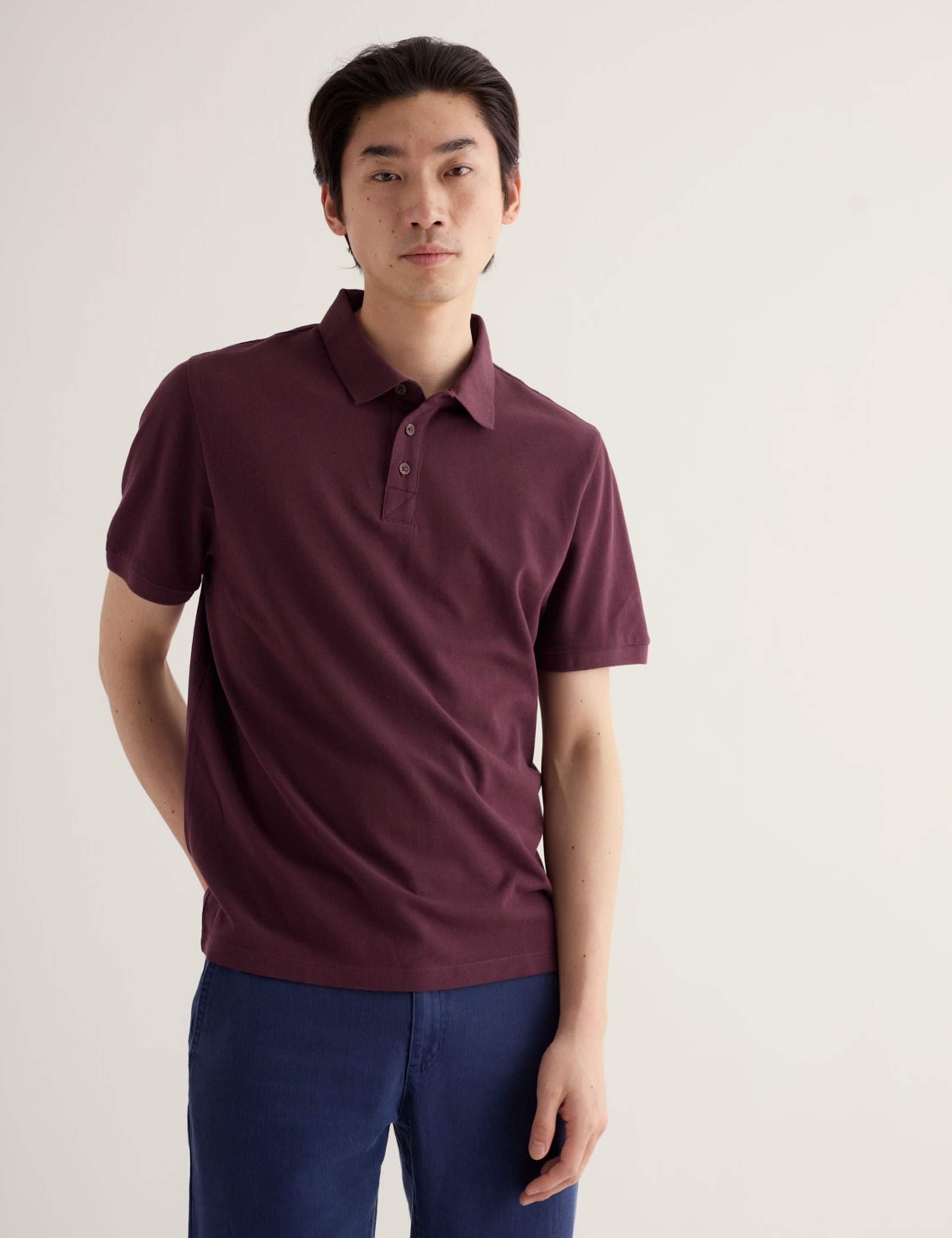 Pure Cotton Polo Shirt 1 of 5