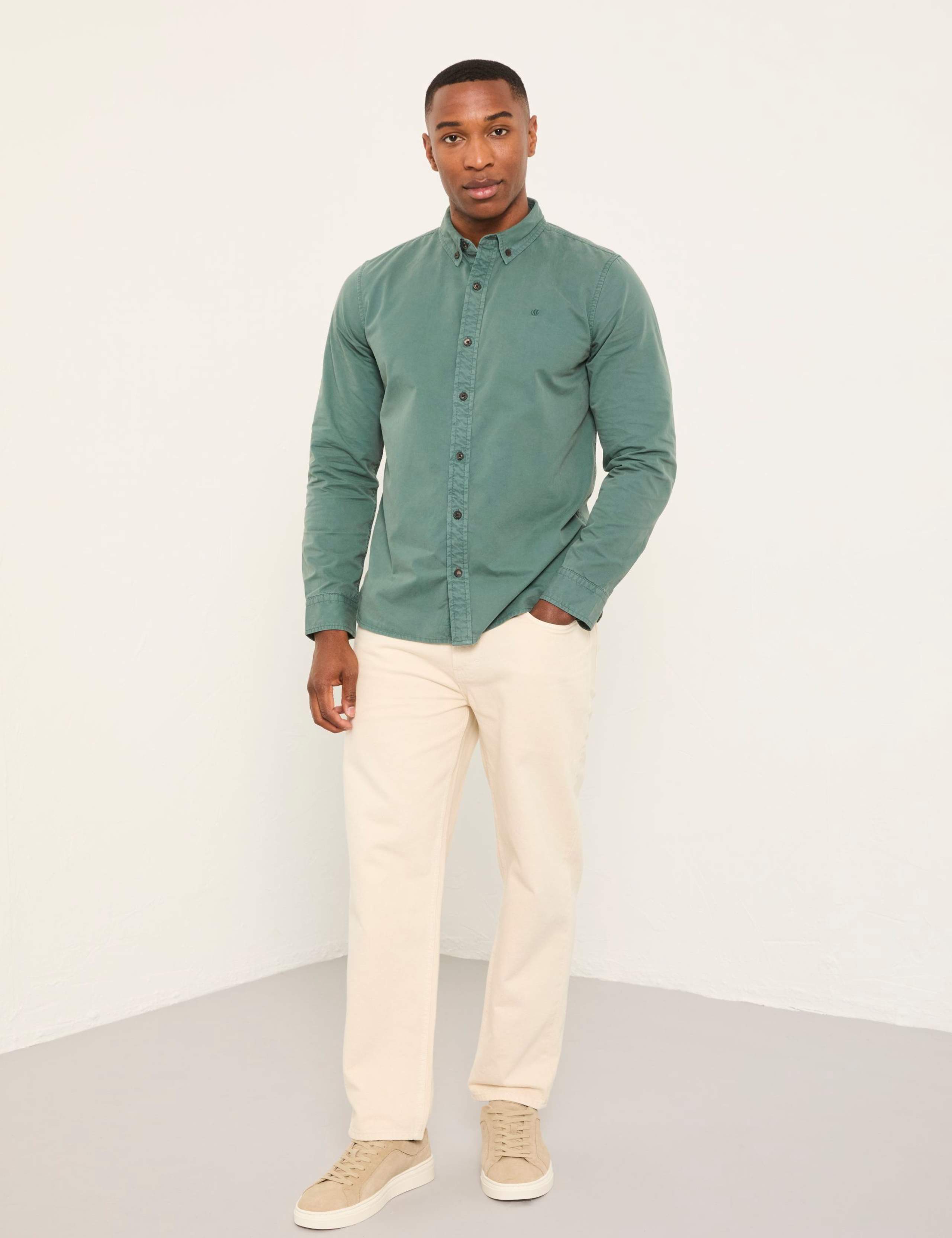 Regular Fit Pure Cotton Overshirt 1 of 6
