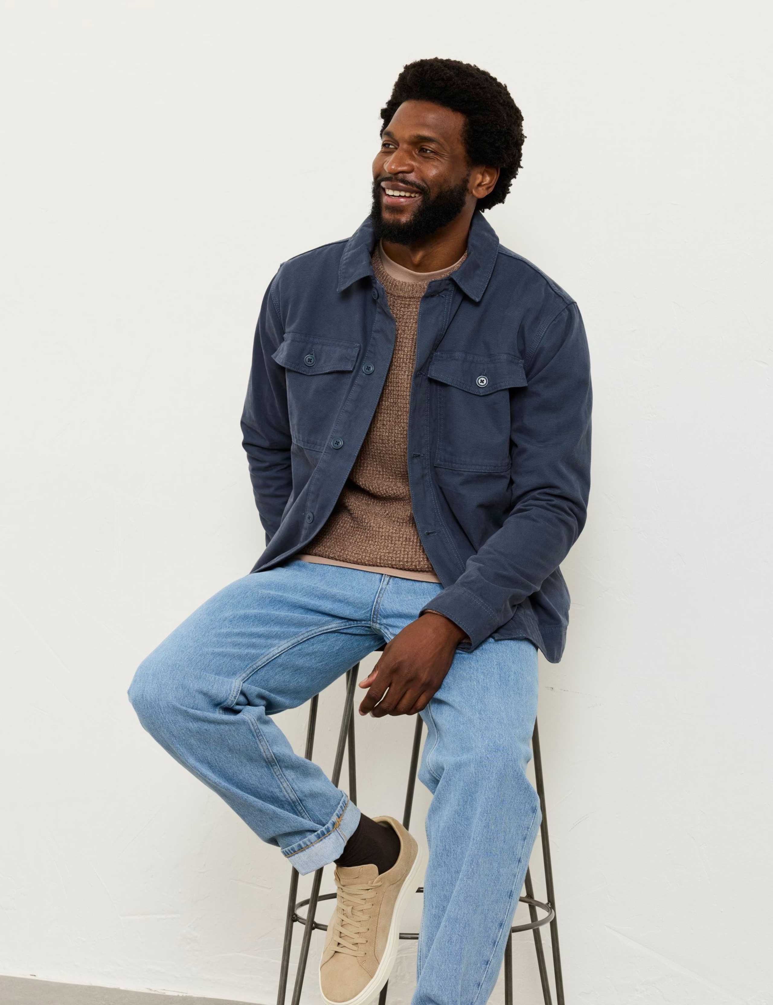 Pure Cotton Utility Overshirt 6 of 6