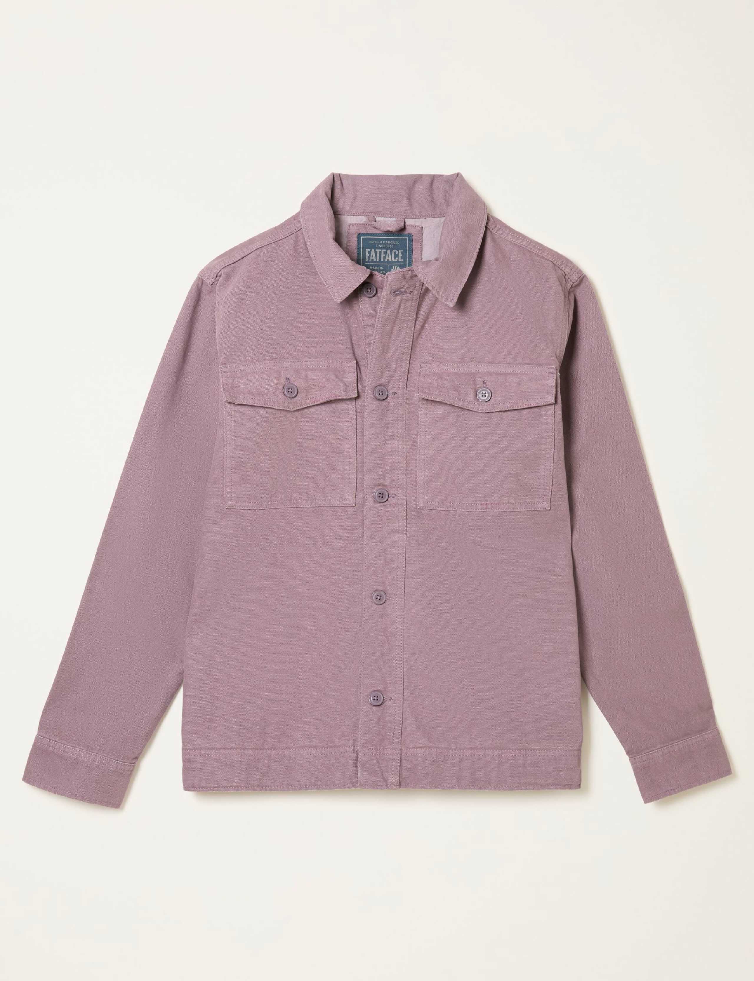 Pure Cotton Utility Overshirt 2 of 6