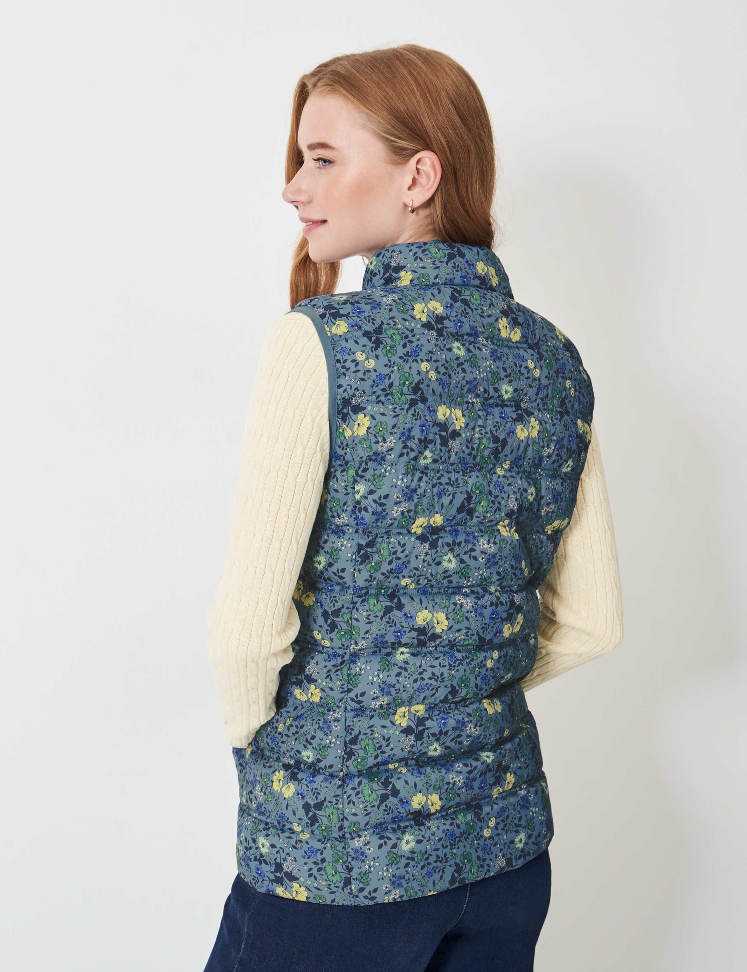 Floral Lightweight Gilet 4 of 5