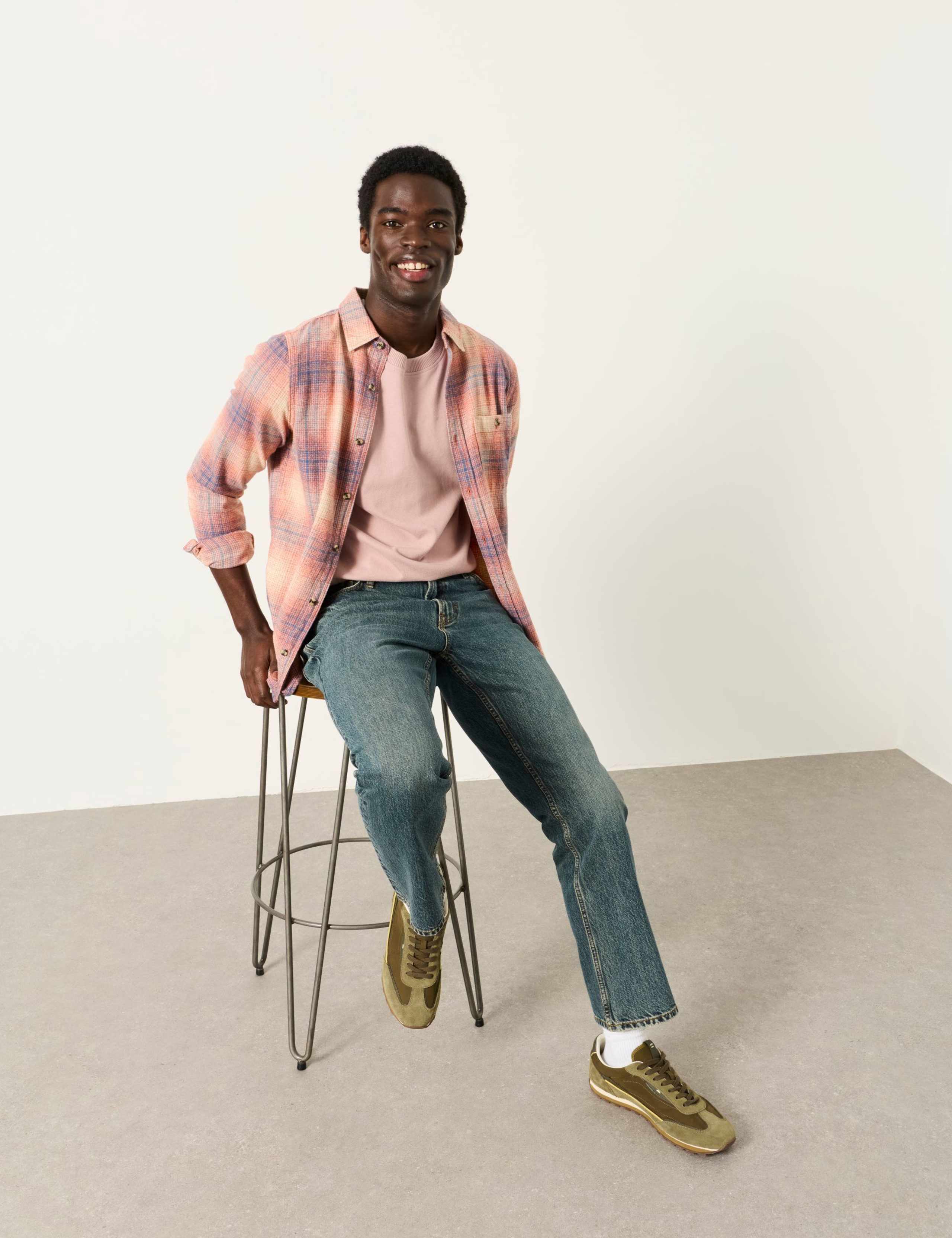 Straight Fit Pure Cotton 5 Pocket Jeans 5 of 6