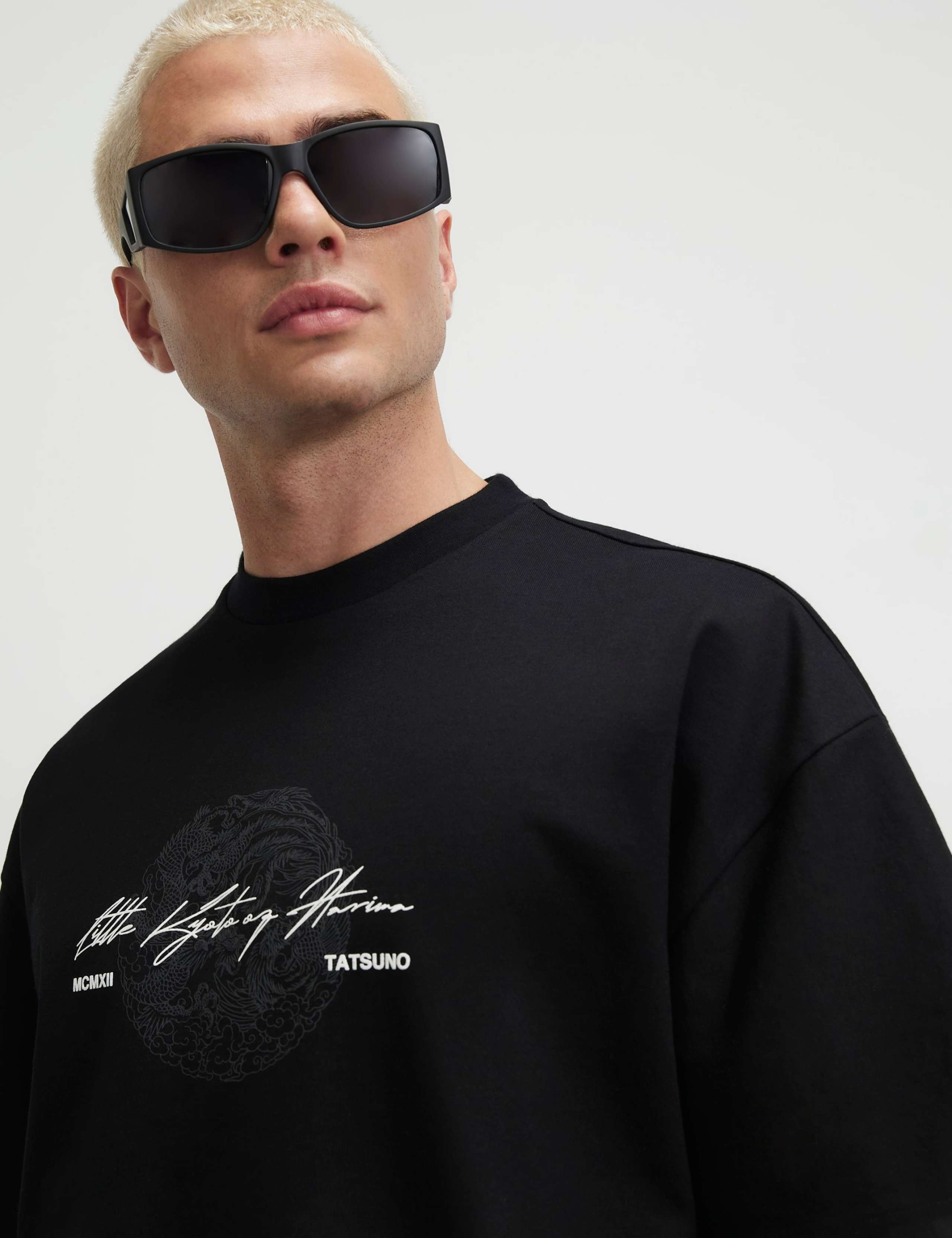 Oversized Pure Cotton Printed Short Sleeve T-Shirt 3 of 6