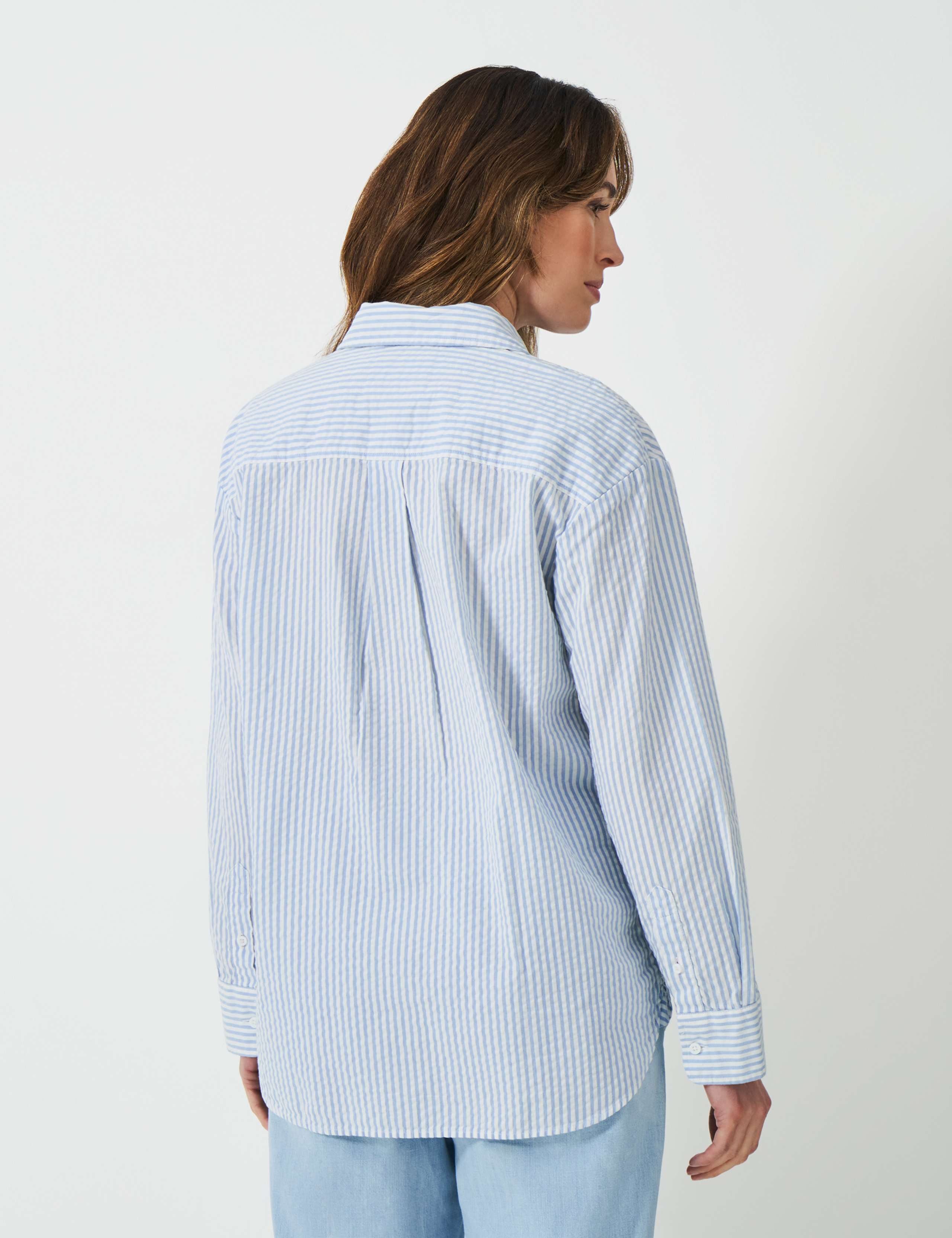 Pure Cotton Striped Relaxed Shirt 4 of 5