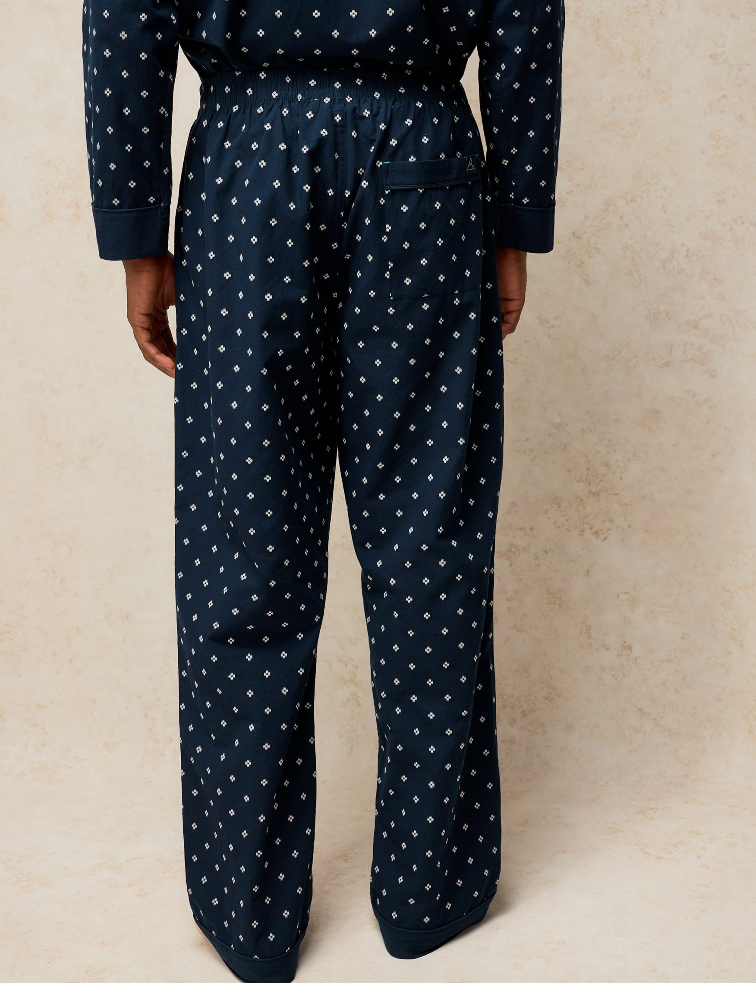 Pure Cotton Dobby Pyjama Bottoms 4 of 6