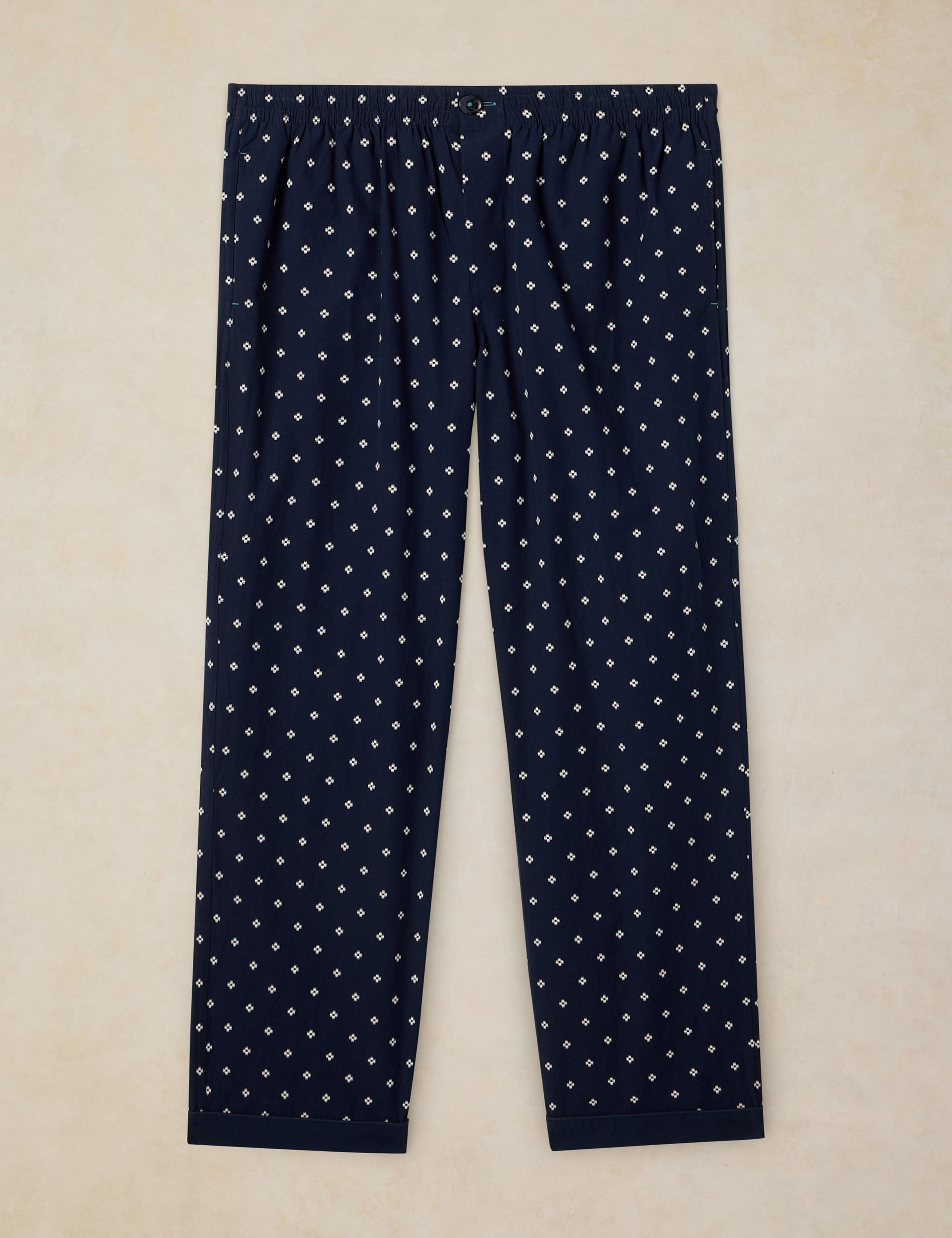 Pure Cotton Dobby Pyjama Bottoms 2 of 6