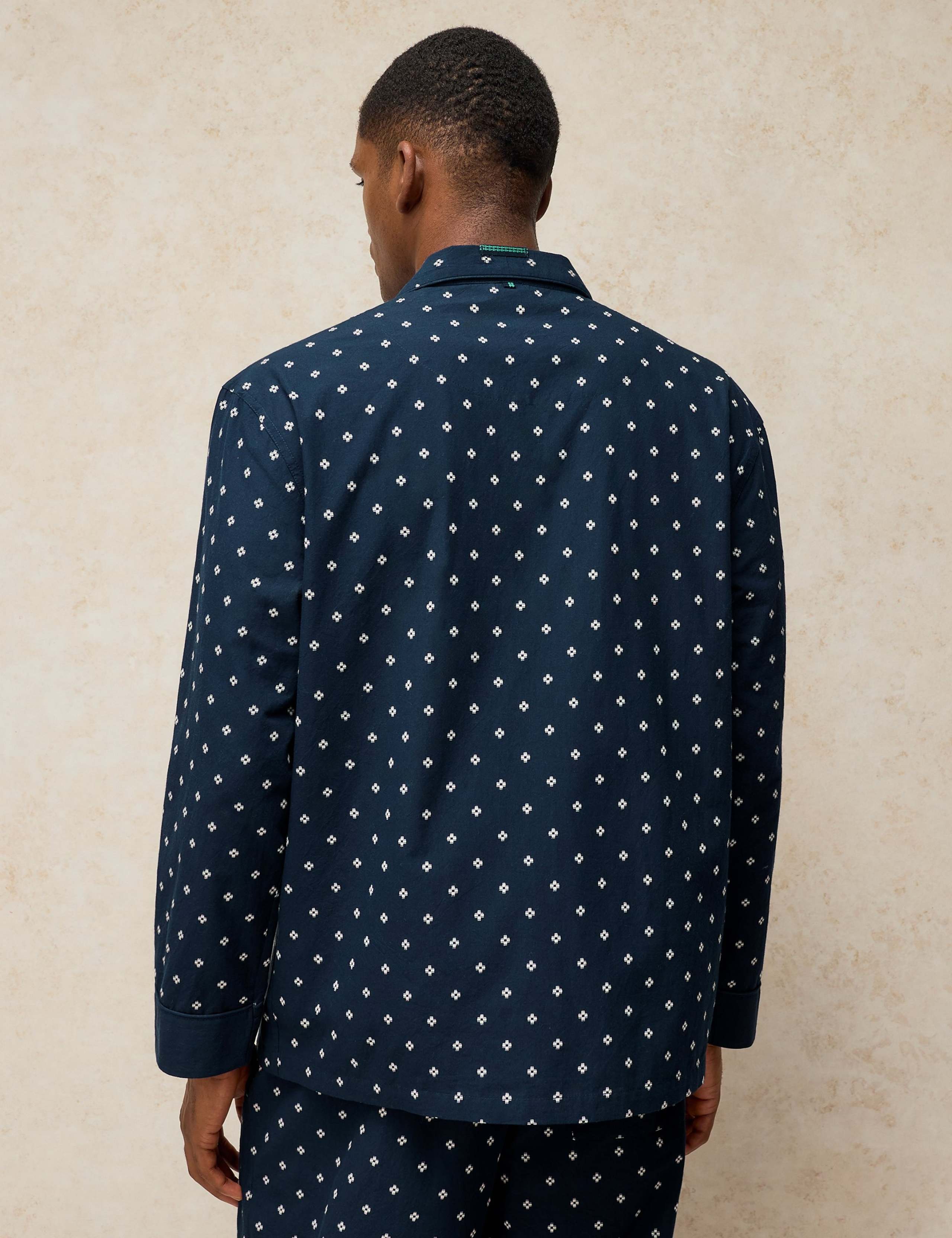 Pure Cotton Dobby Pyjama Top 4 of 6