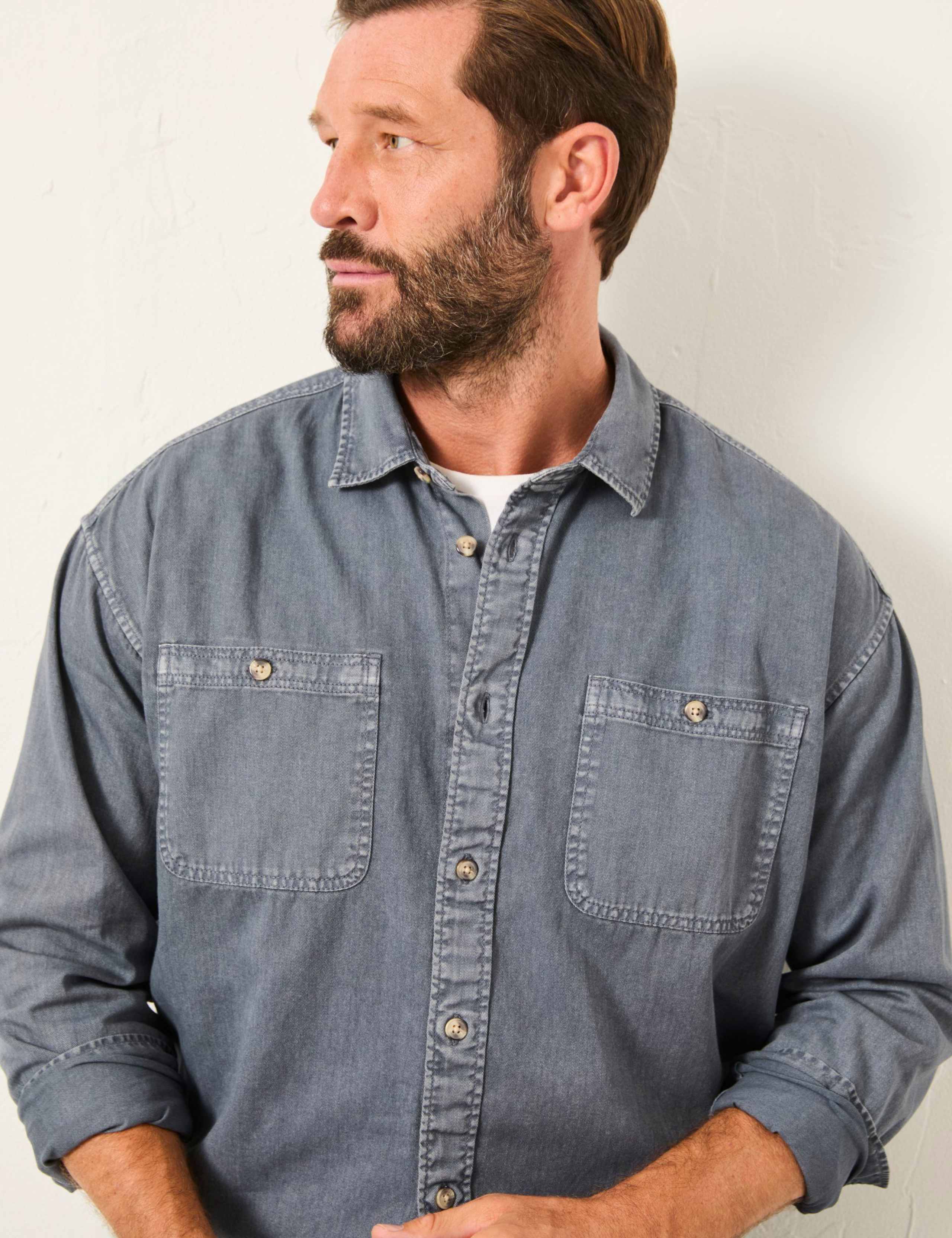 Regular Fit Pure Cotton Utility Shirt 5 of 5