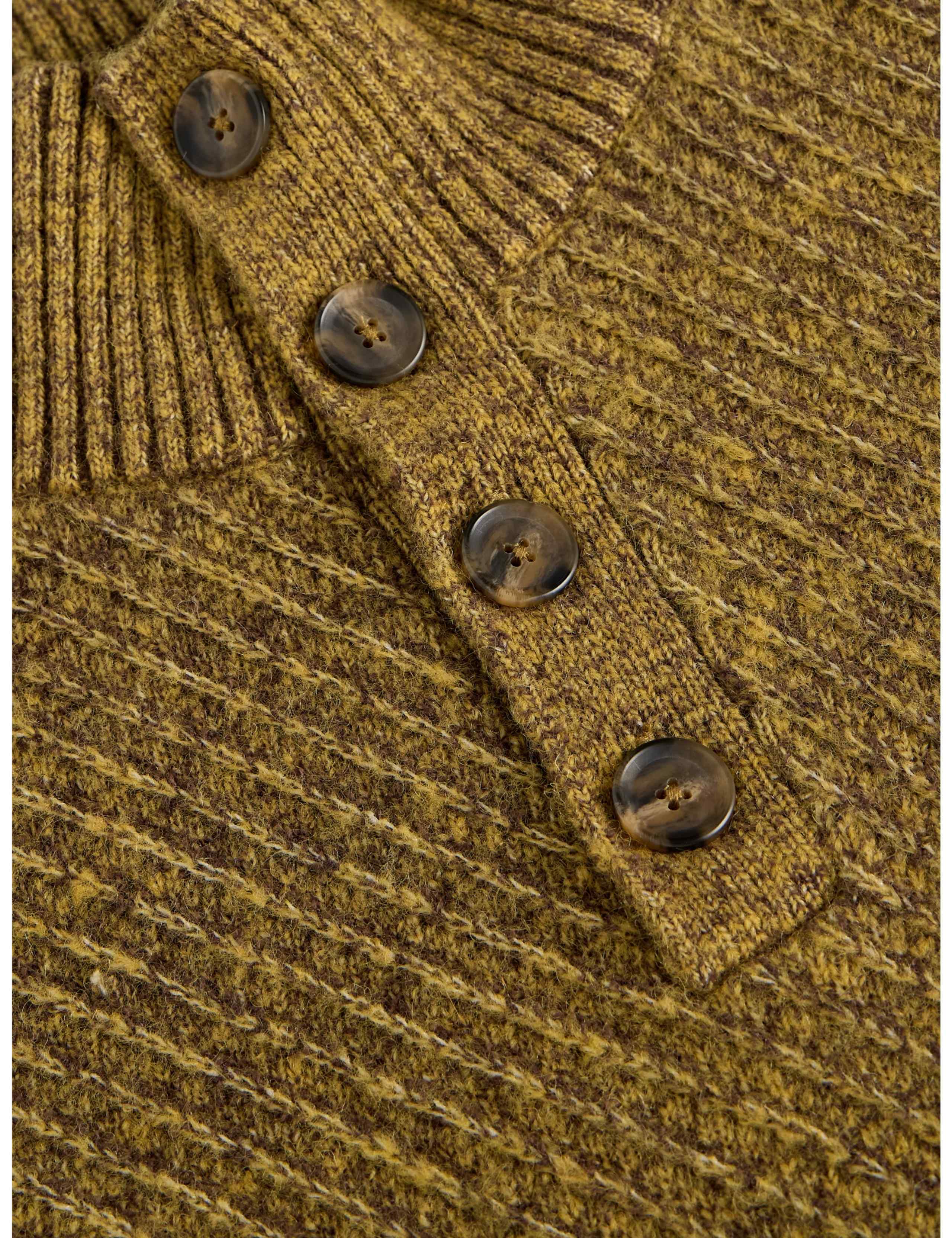 Siden Textured Stitch Funnel Neck Cardigan 6 of 6