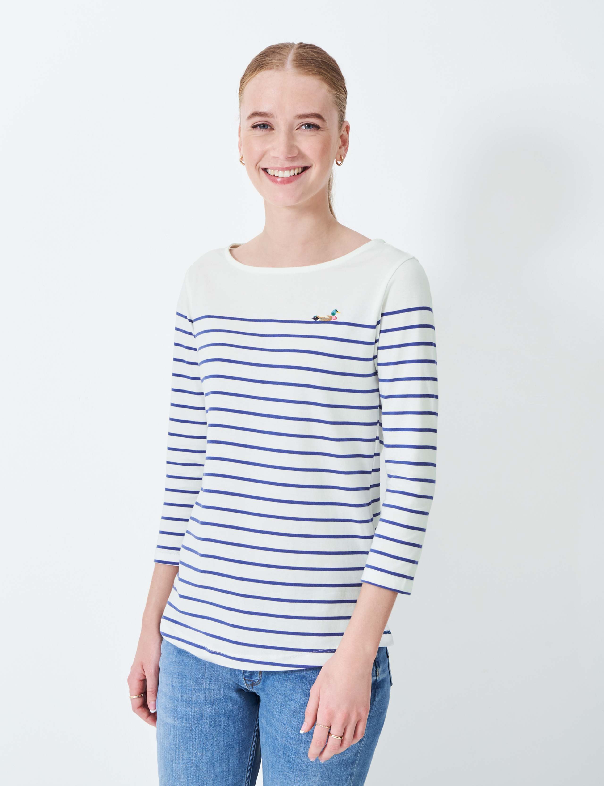 Pure Cotton Striped Top 3 of 5