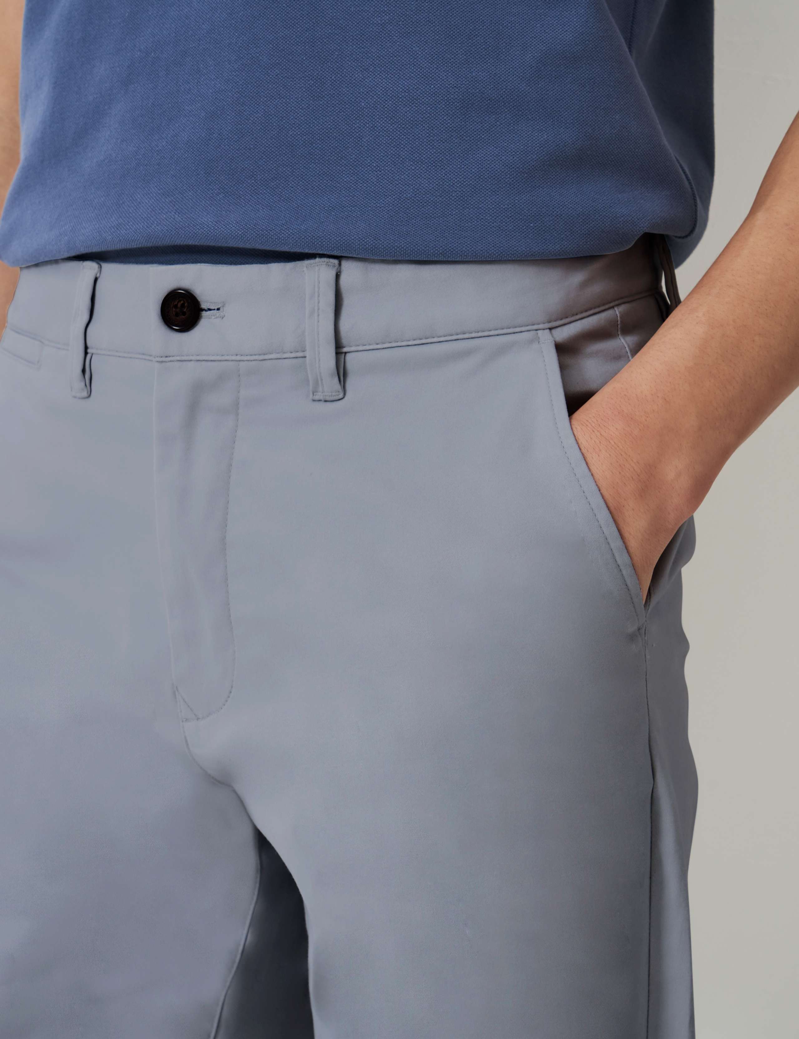Regular Fit Cotton Rich Straight Chinos 5 of 5