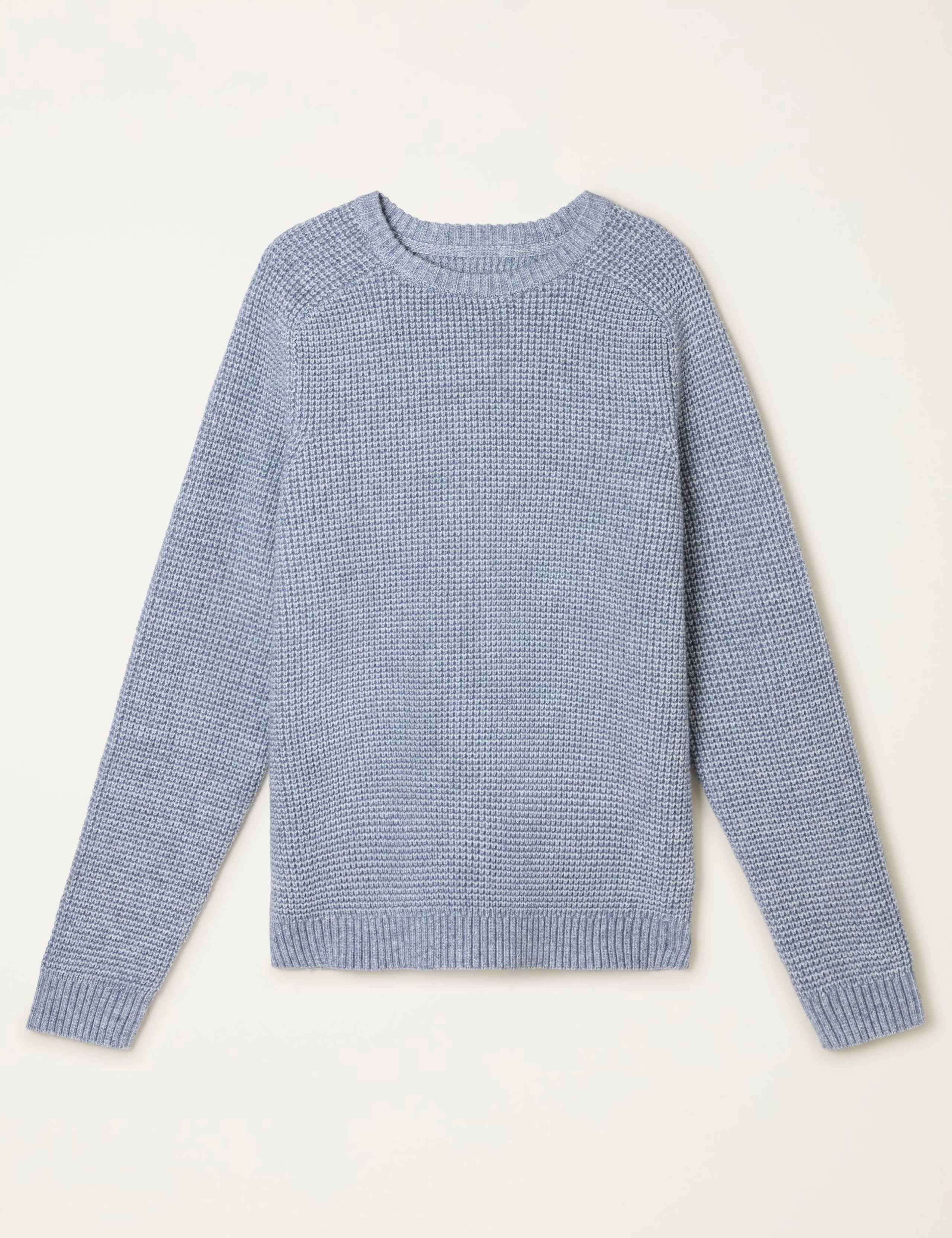 Textured Crew Neck Jumper with Wool 2 of 6