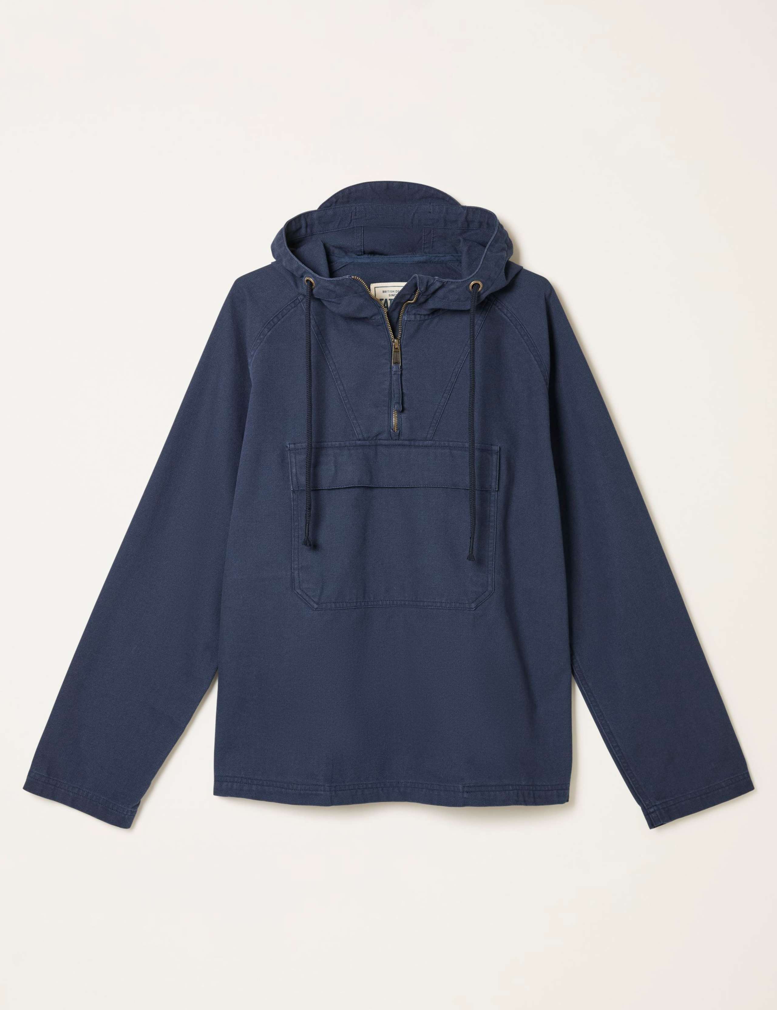 Canvas Hooded Half Zip Utility Jacket 2 of 6