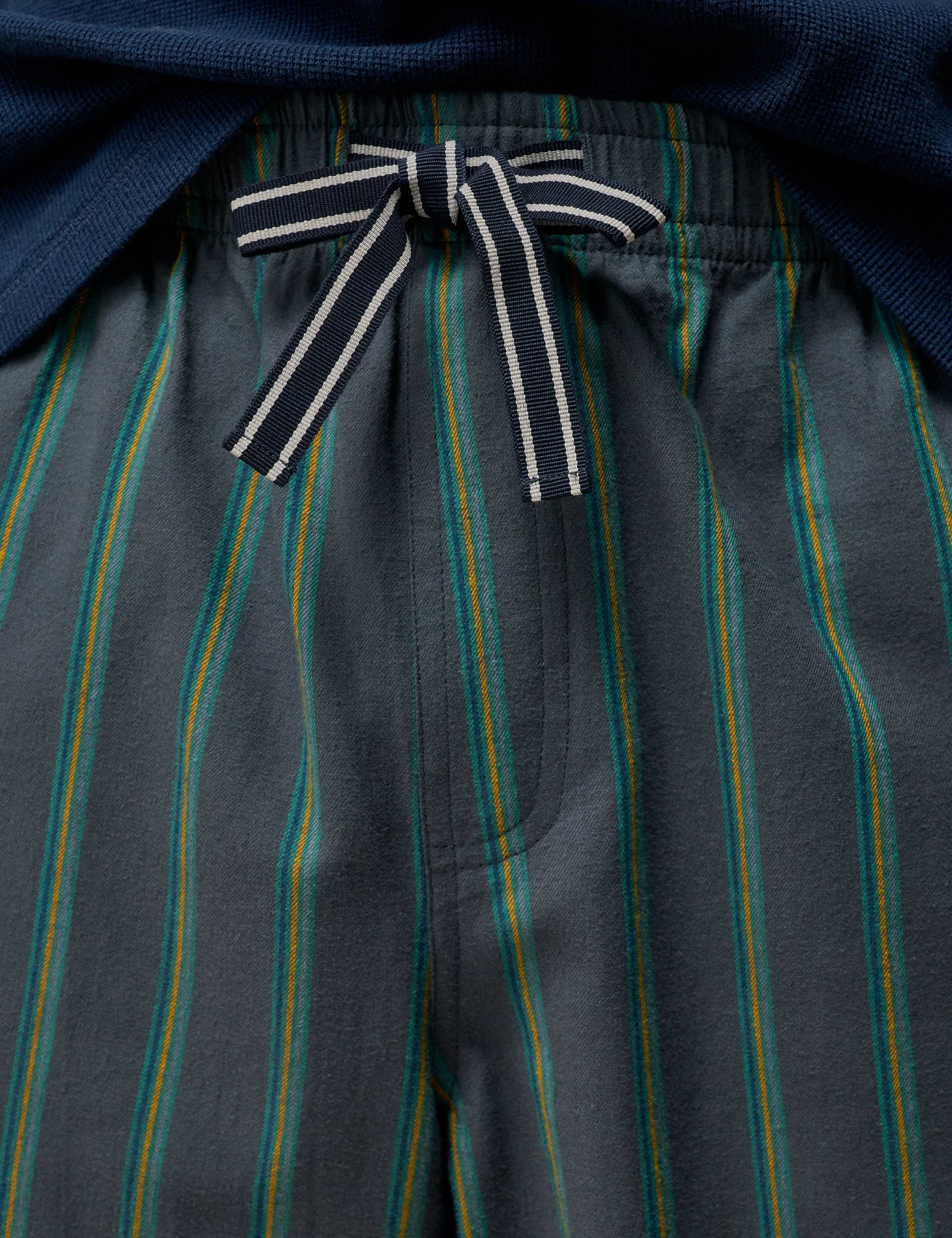 Pure Cotton Striped Pyjama Bottoms 5 of 6