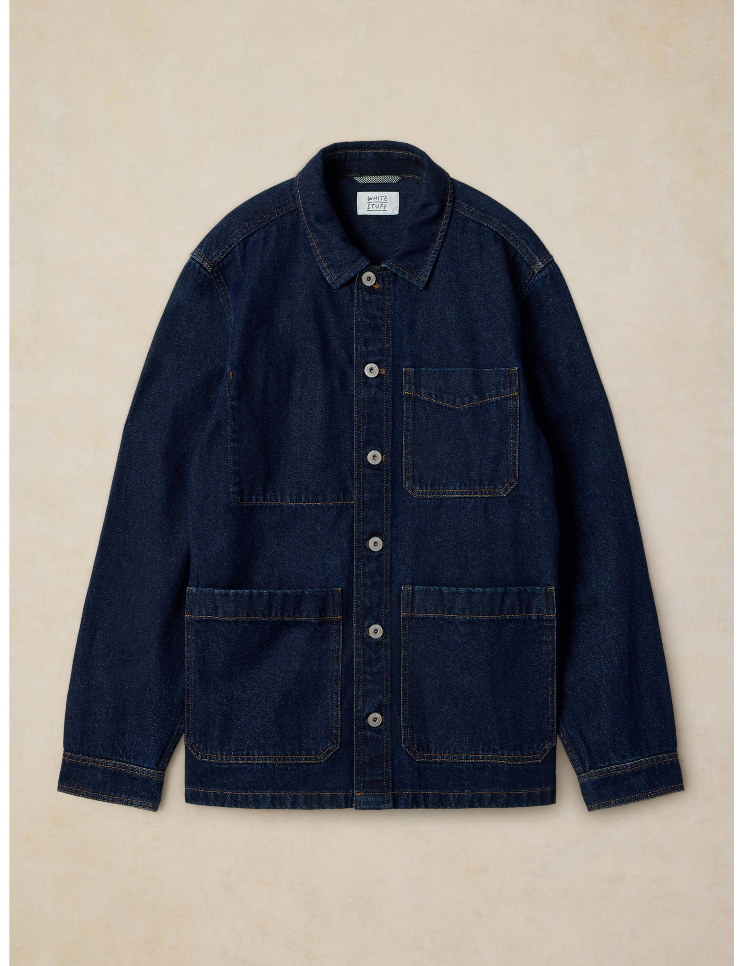 Pure Cotton Denim Workwear Jacket 2 of 6