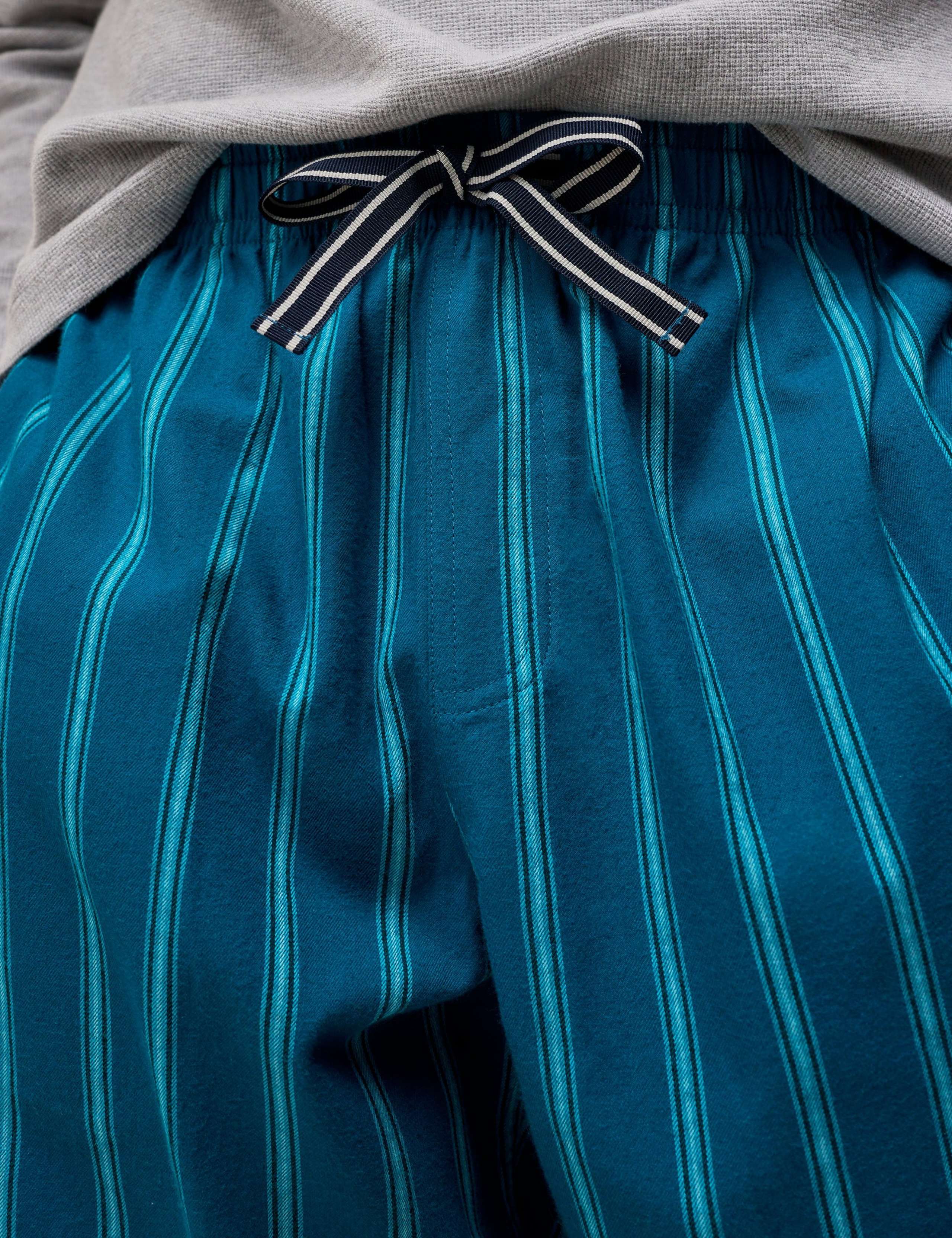 Pure Cotton Striped Pyjama Bottoms 5 of 6