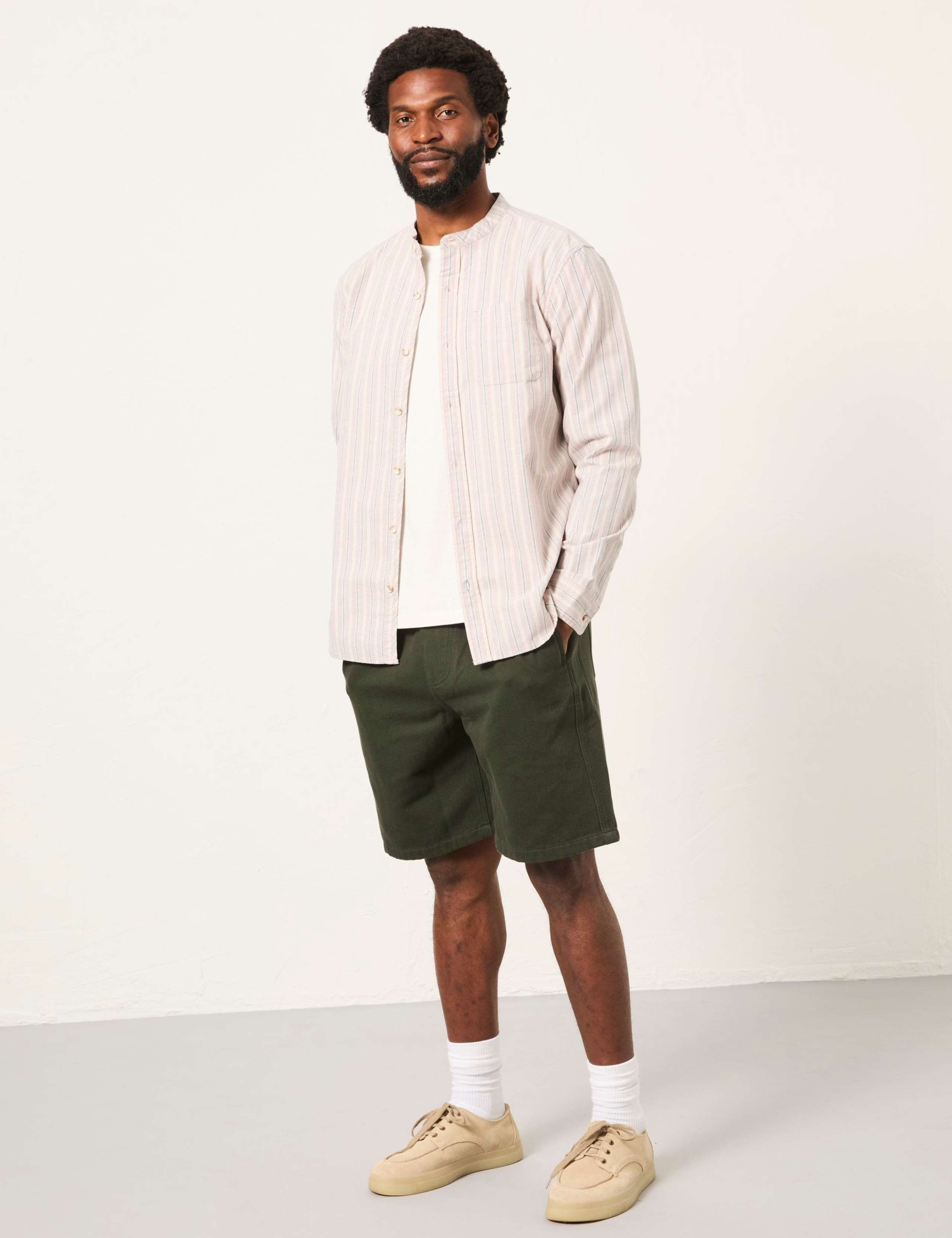 Regular Fit Pure Cotton Striped Oxford Shirt 1 of 5