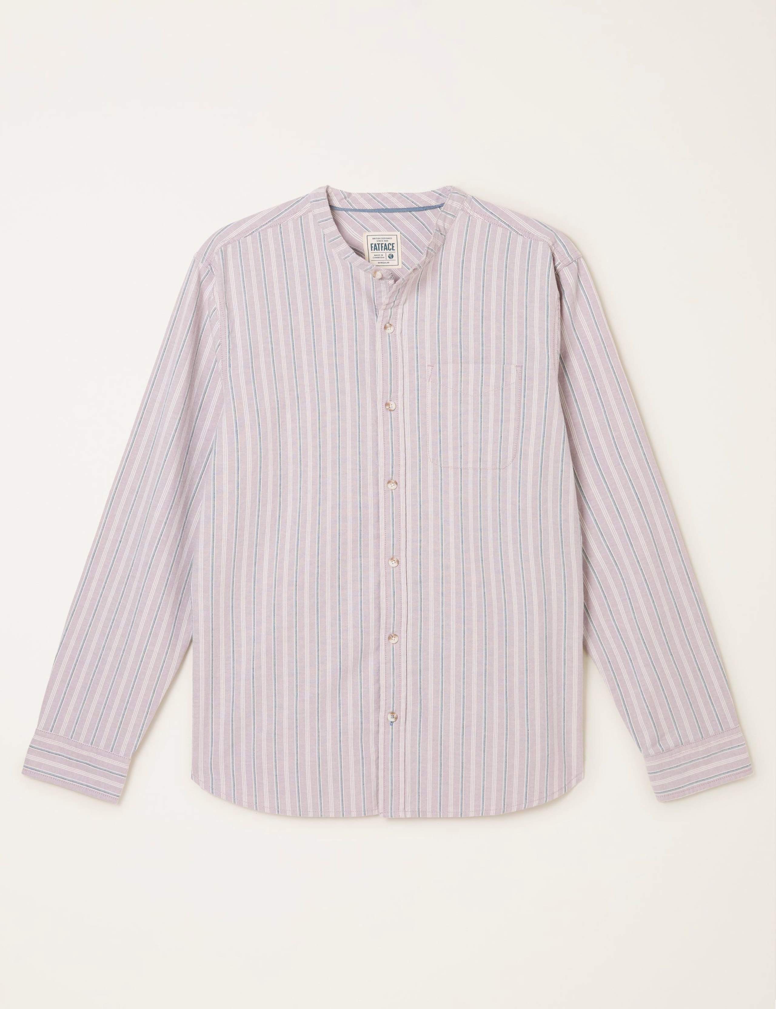 Regular Fit Pure Cotton Striped Oxford Shirt 2 of 5