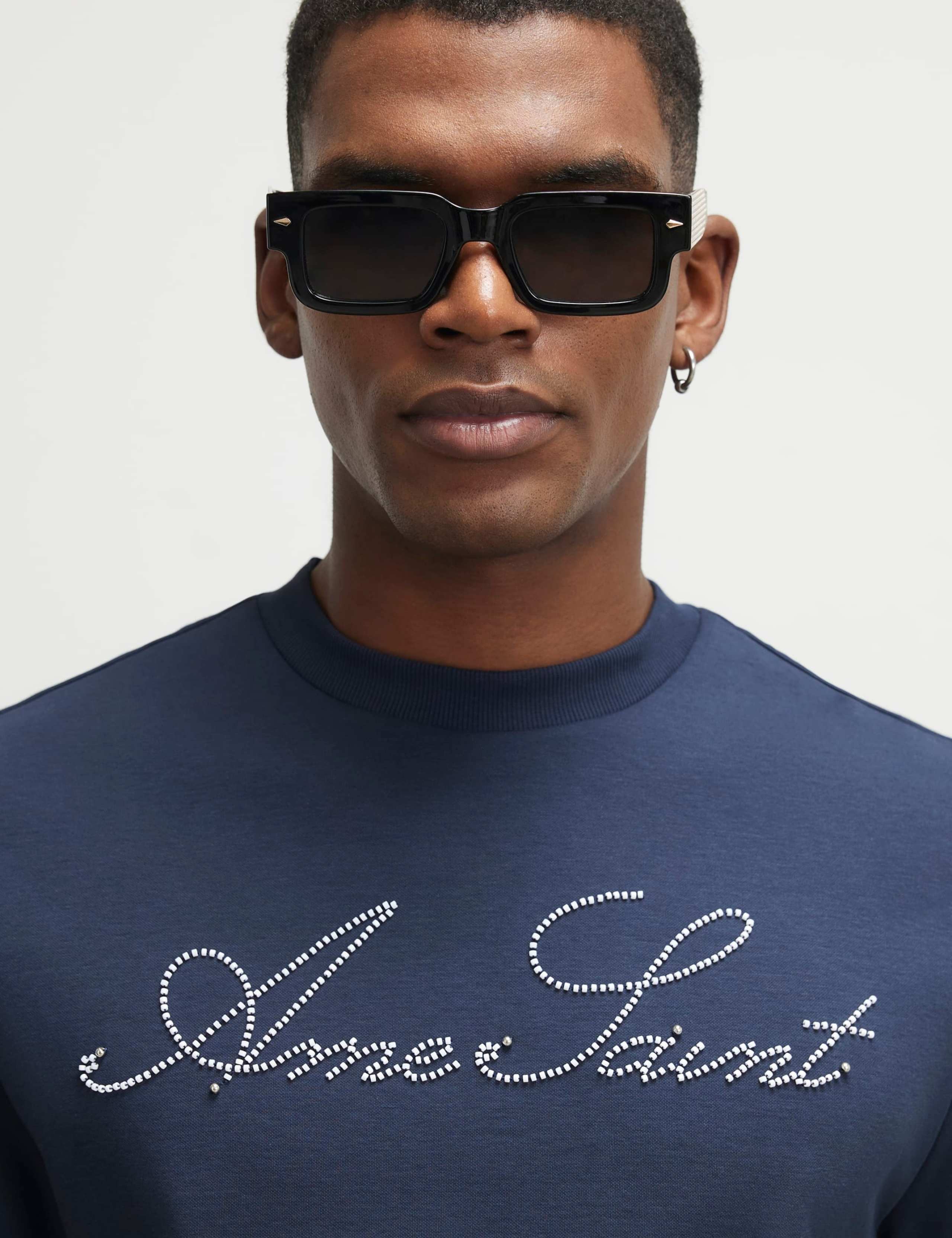 Cotton Beaded T-Shirt 3 of 6