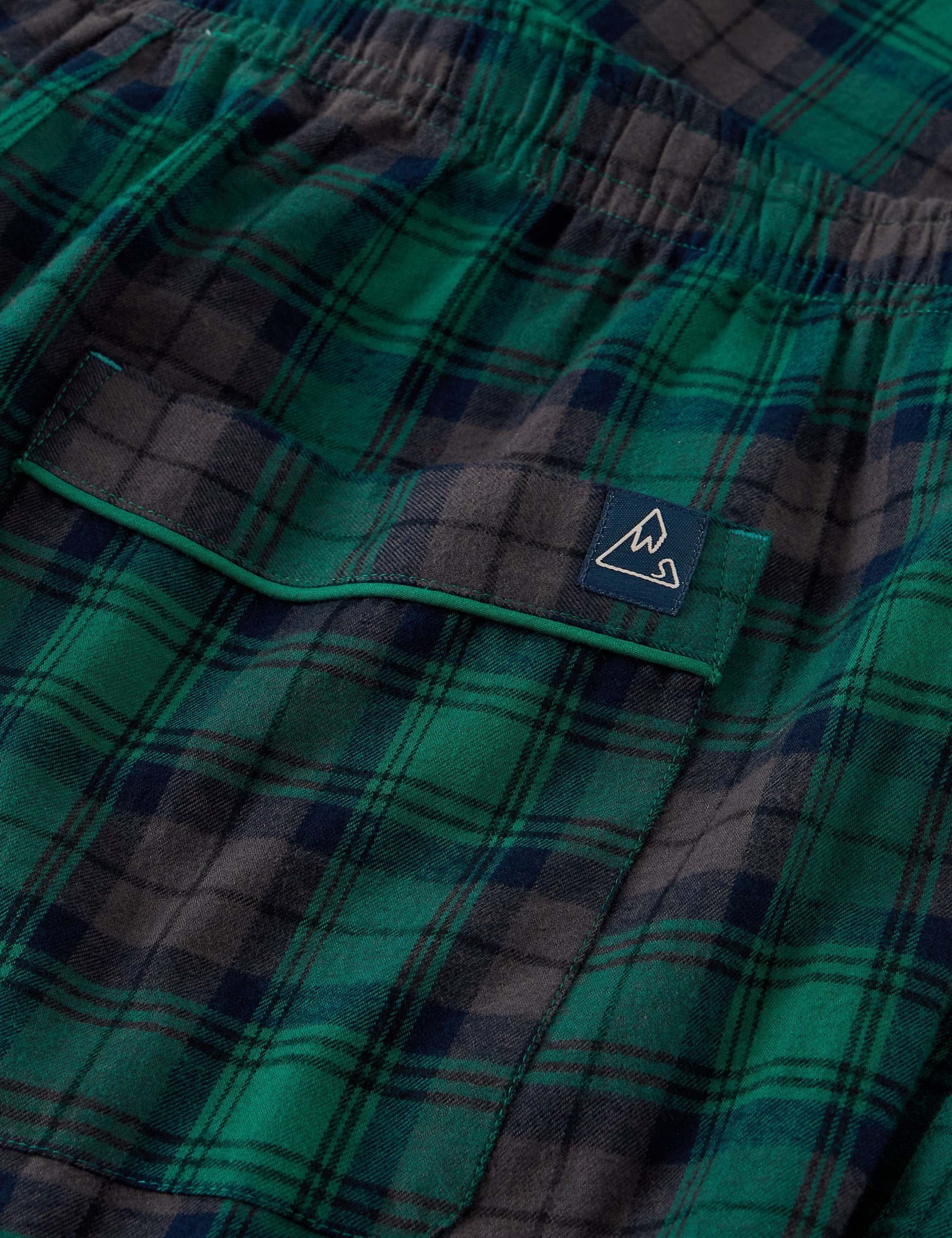 Pure Cotton Checked Pyjama Bottoms 6 of 6