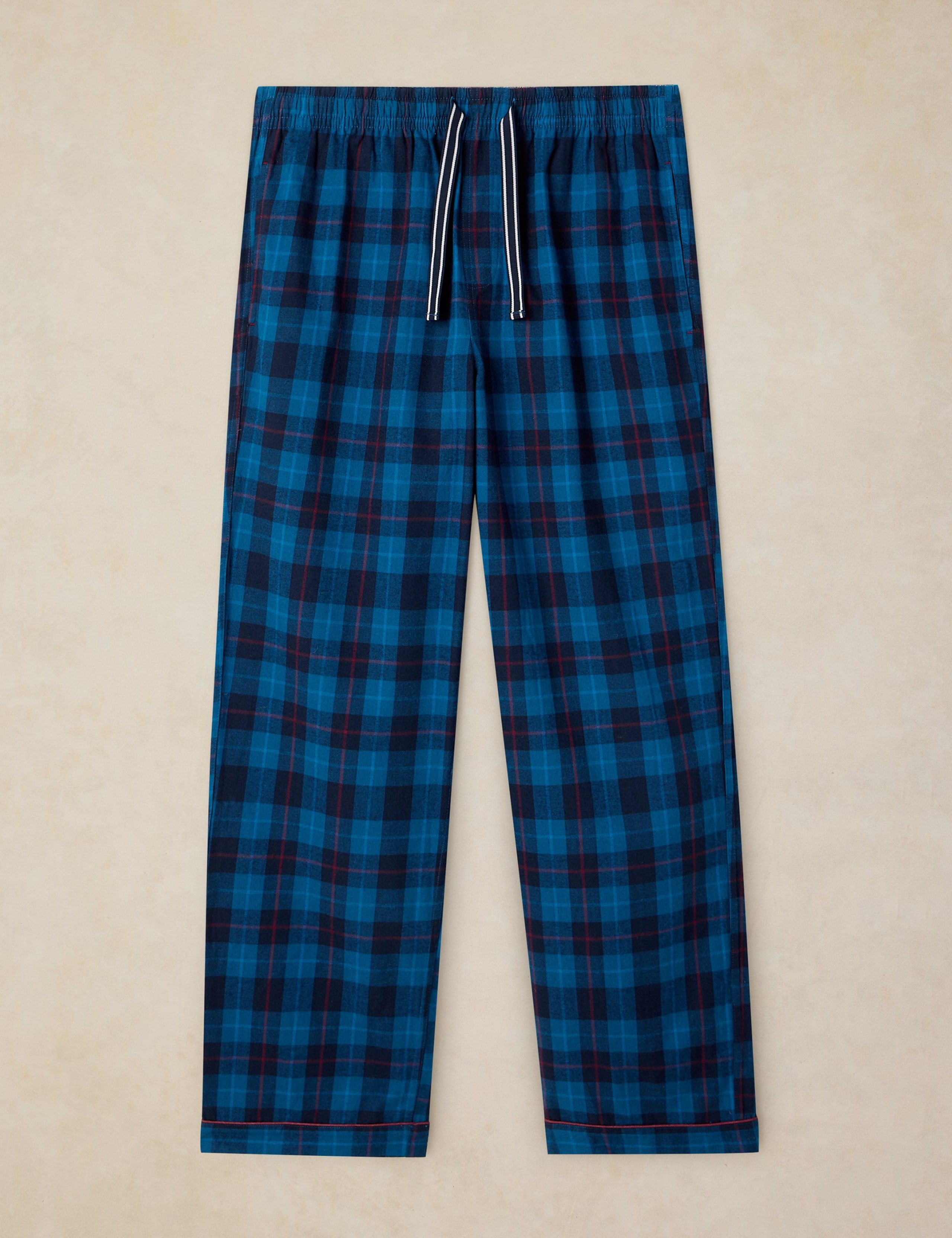 Pure Cotton Checked Pyjama Bottoms 2 of 6