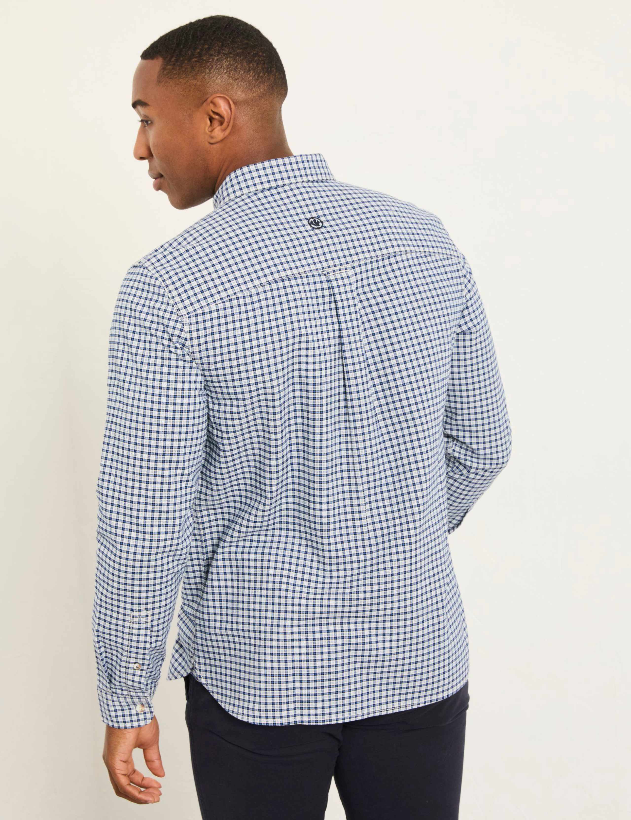 Regular Fit Pure Cotton Check Oxford Shirt 5 of 6